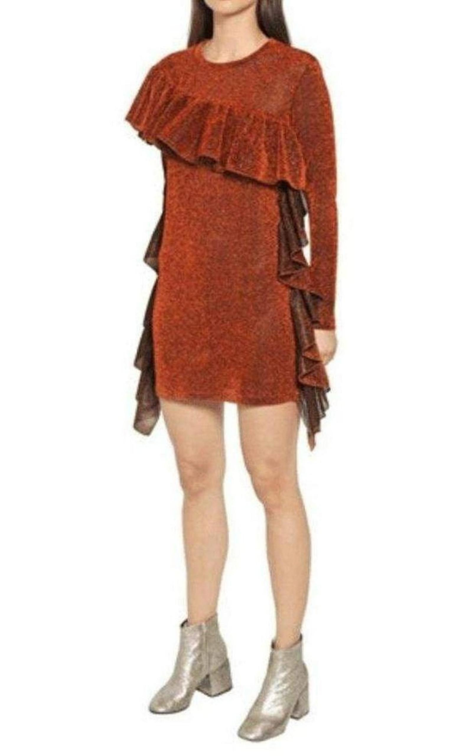 MM6 Maison Margiela Ruffle Trims Dress - 3