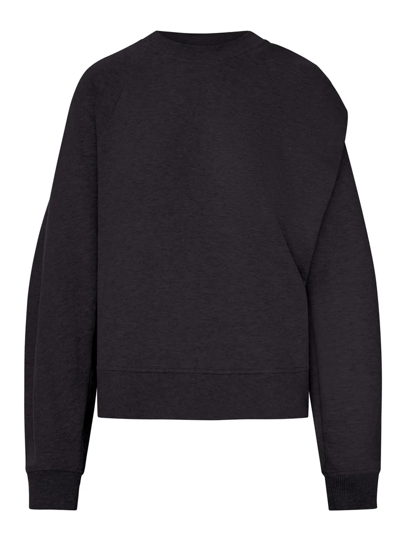 Dries Van Noten Women Cotton Sweatshirt With Drape On The Back - 1