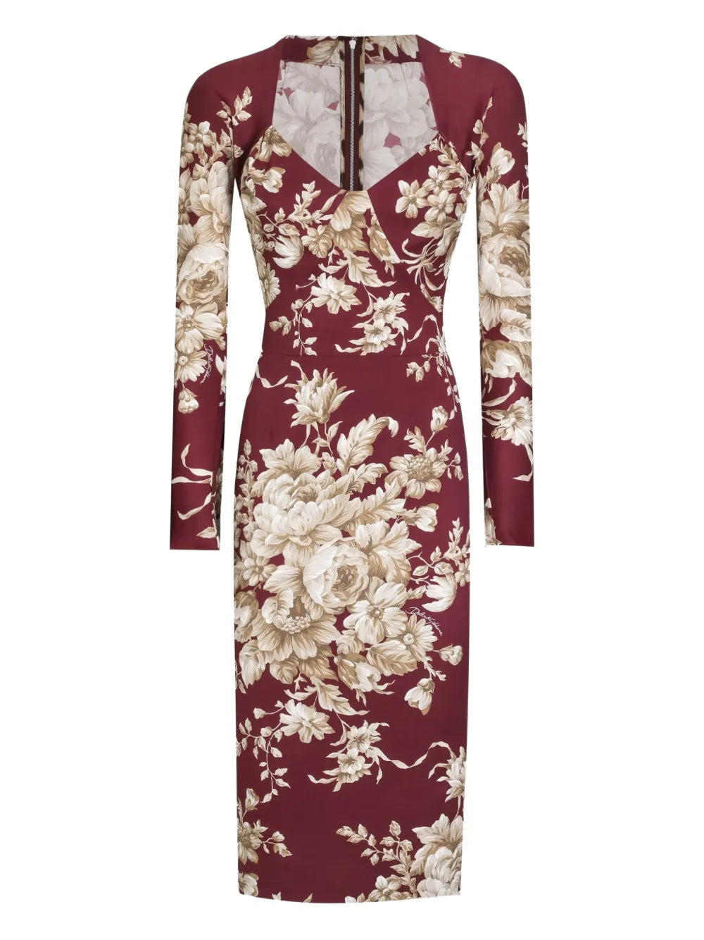 Dolce & Gabbana Women Long-Sleeved Floral Dress - 1