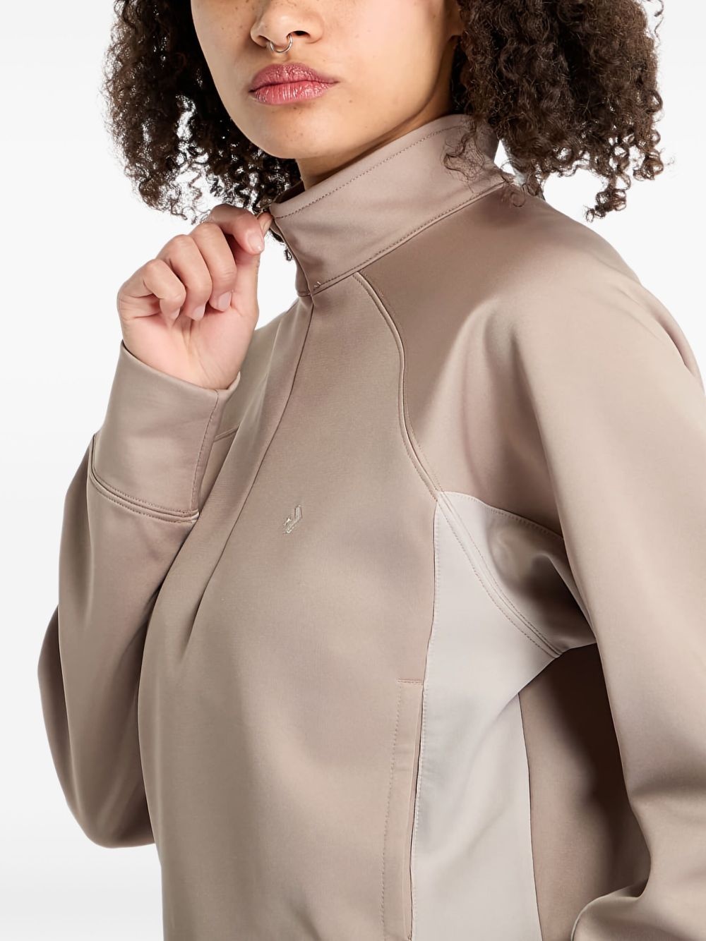 zip-collar sweatshirt - 4