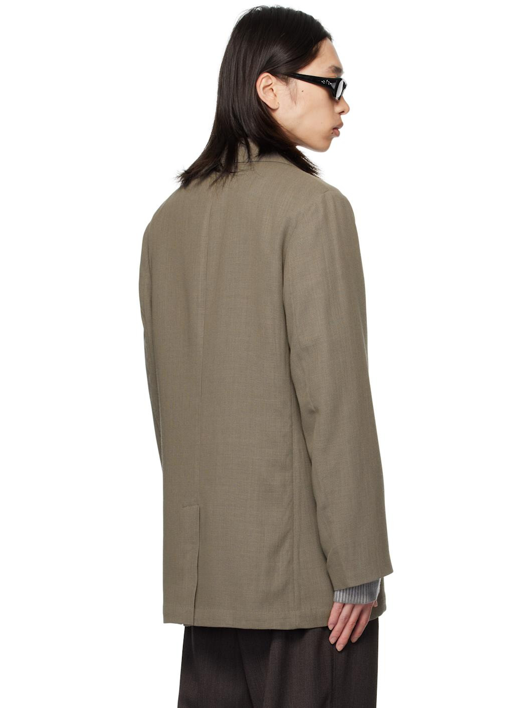 Gray Sharp DB Blazer - 3
