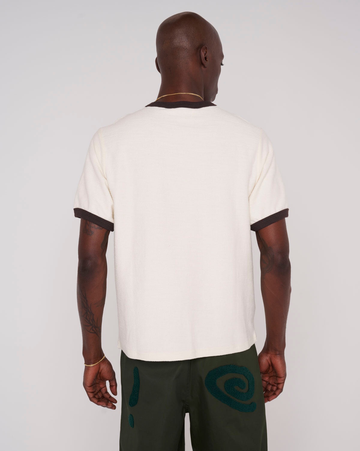 Slubby Ringer T-shirt - Natural - 5