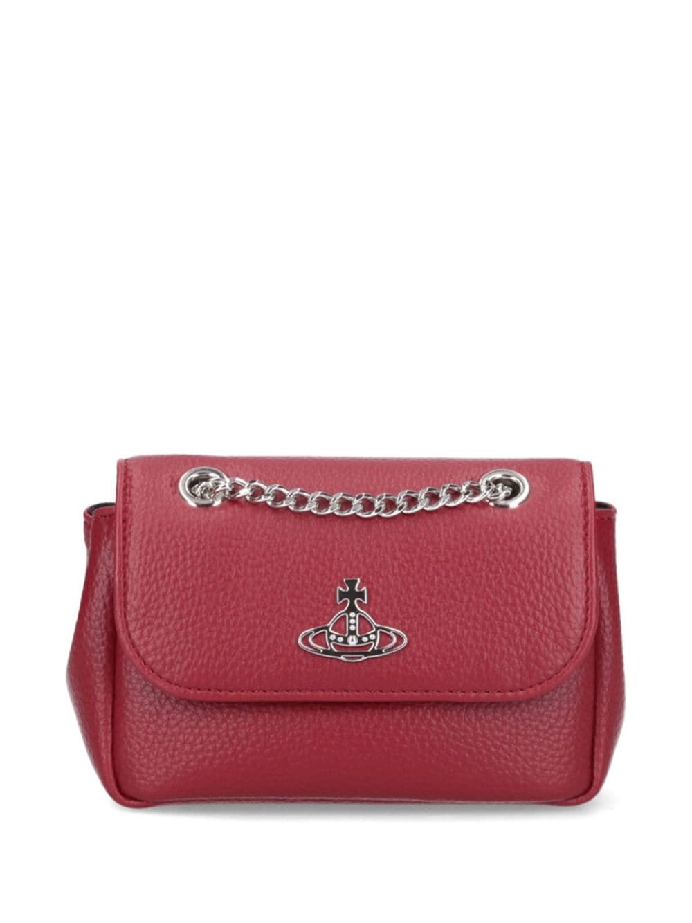 logo-plaque shoulder bag - 1