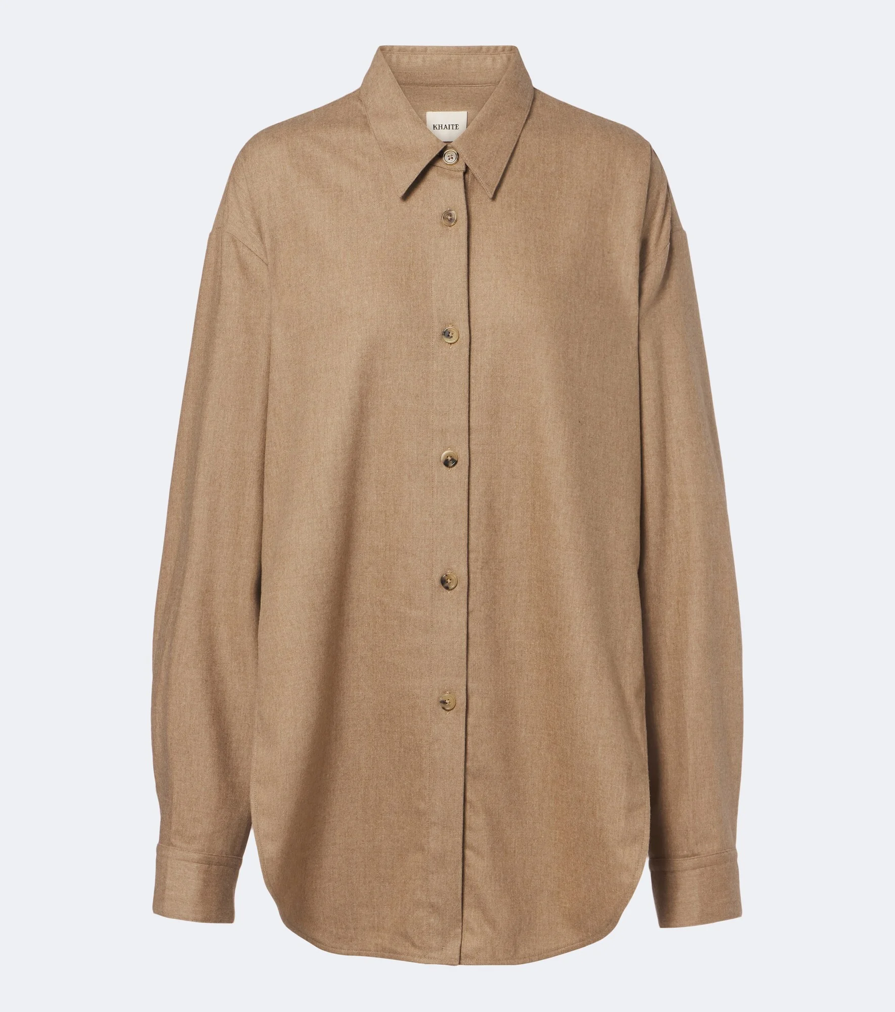 Goya oversized wool and cashmere shirt - 1