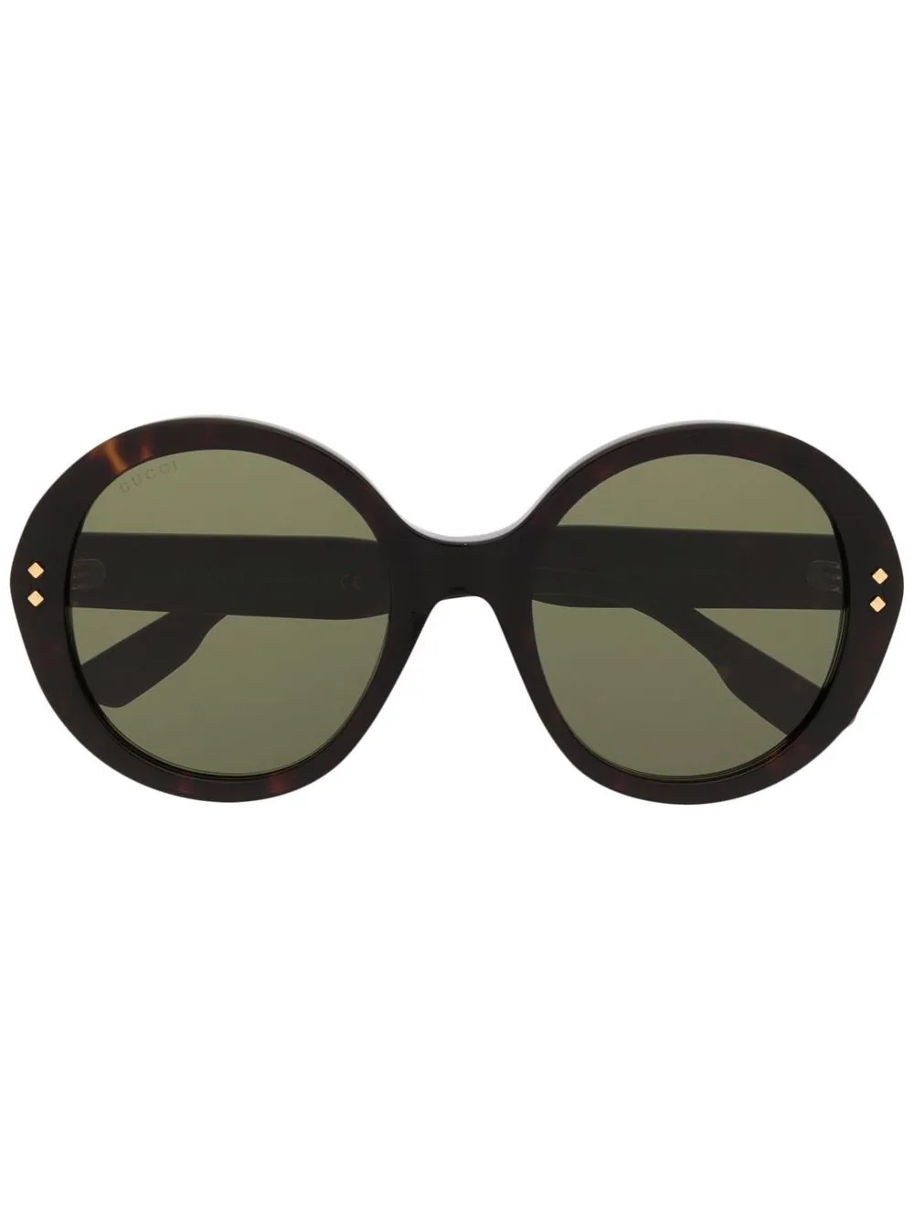 round-frame sunglasses - 1