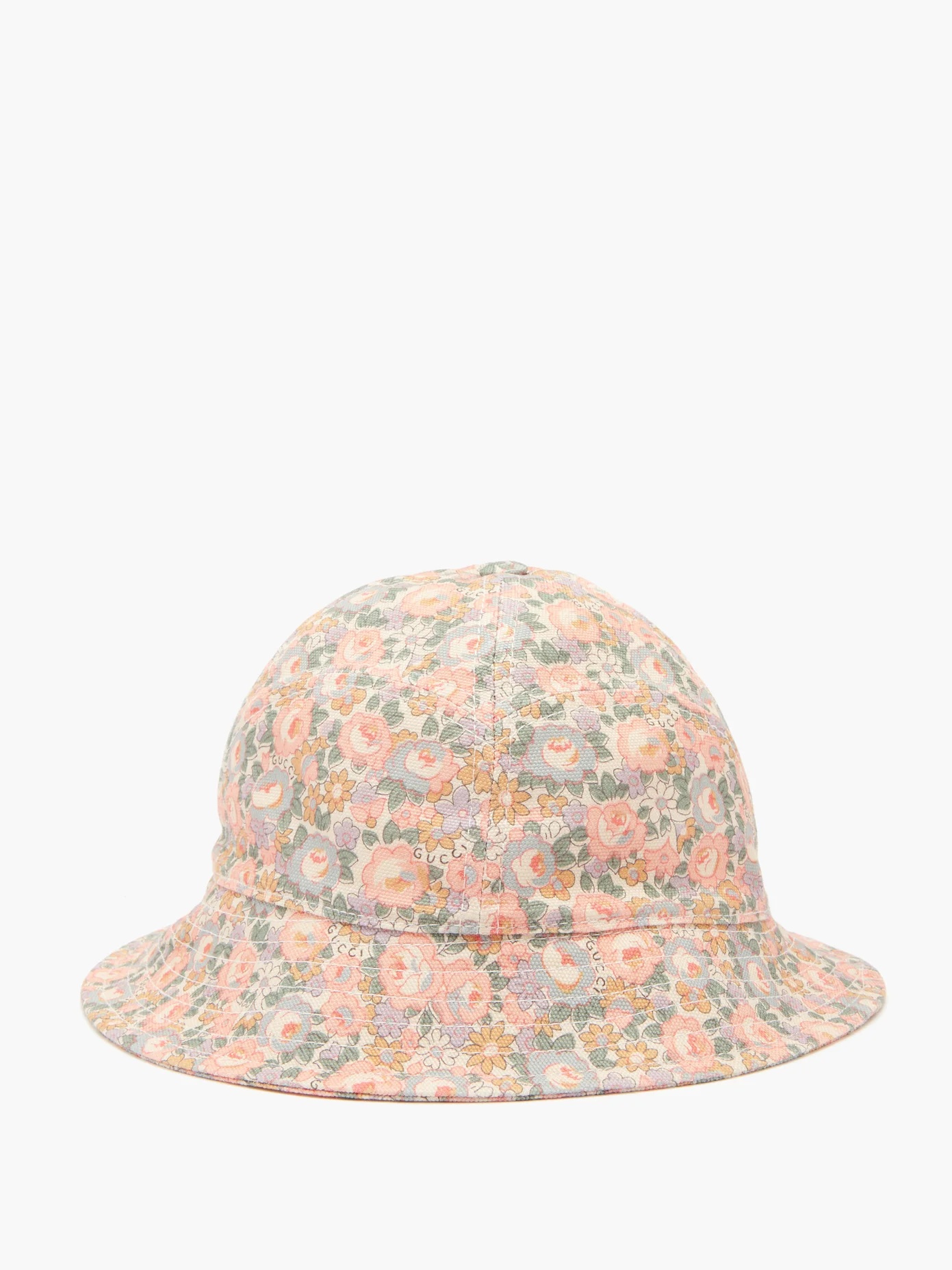 Floral-print bucket hat - 3