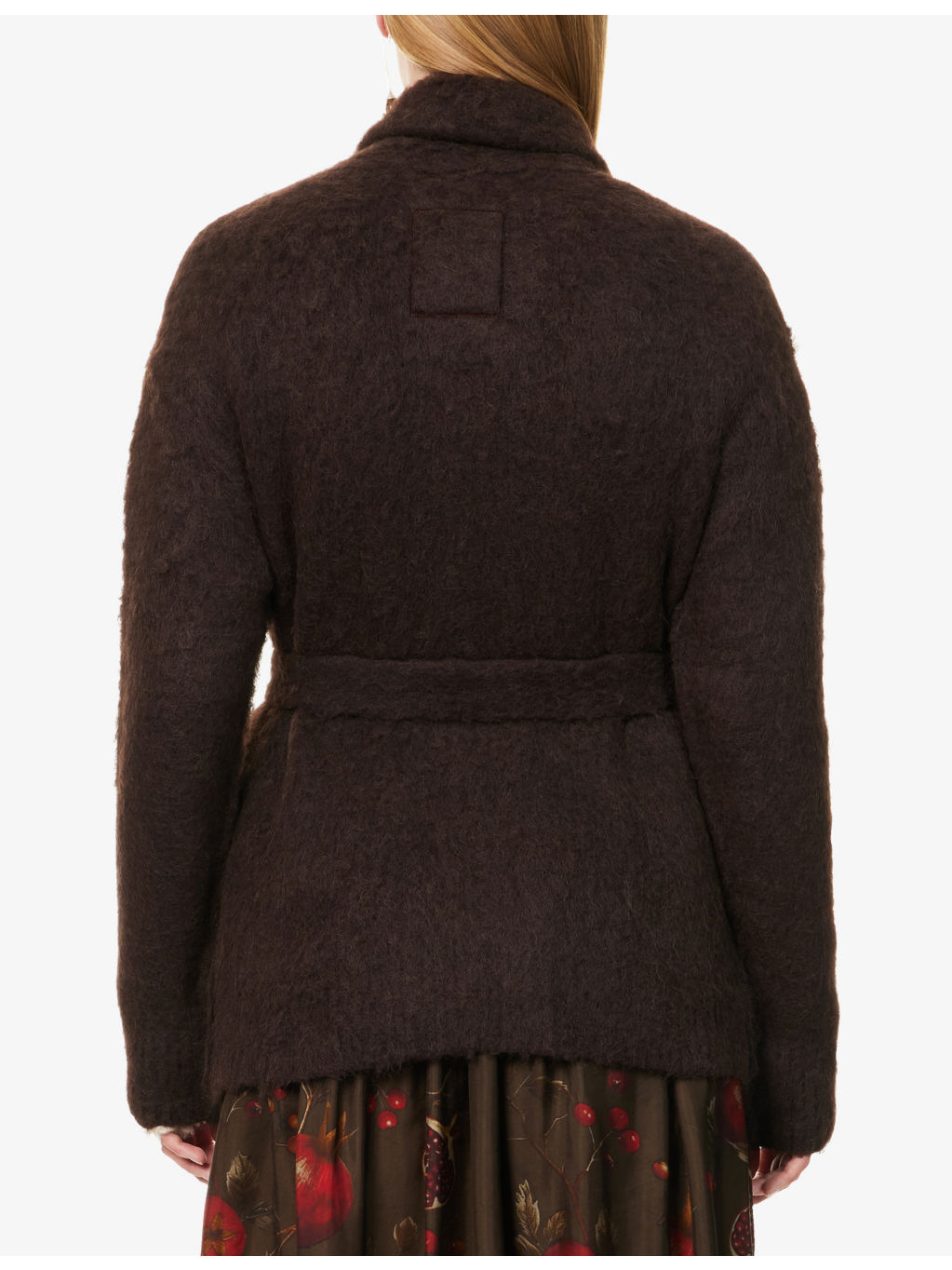 Bushed Belted Stretch-Wool Cardigan - 4