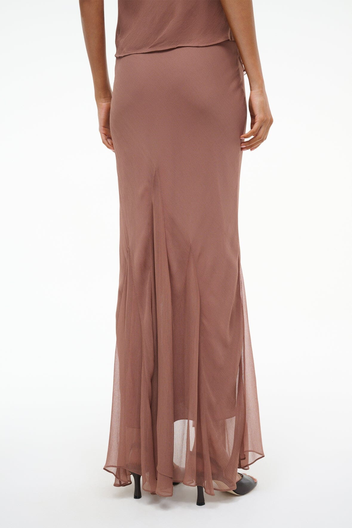 STAUD DIANA SKIRT MOCHA - 7