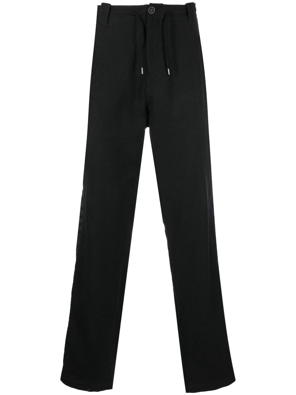 corduroy straight-leg trousers - 1