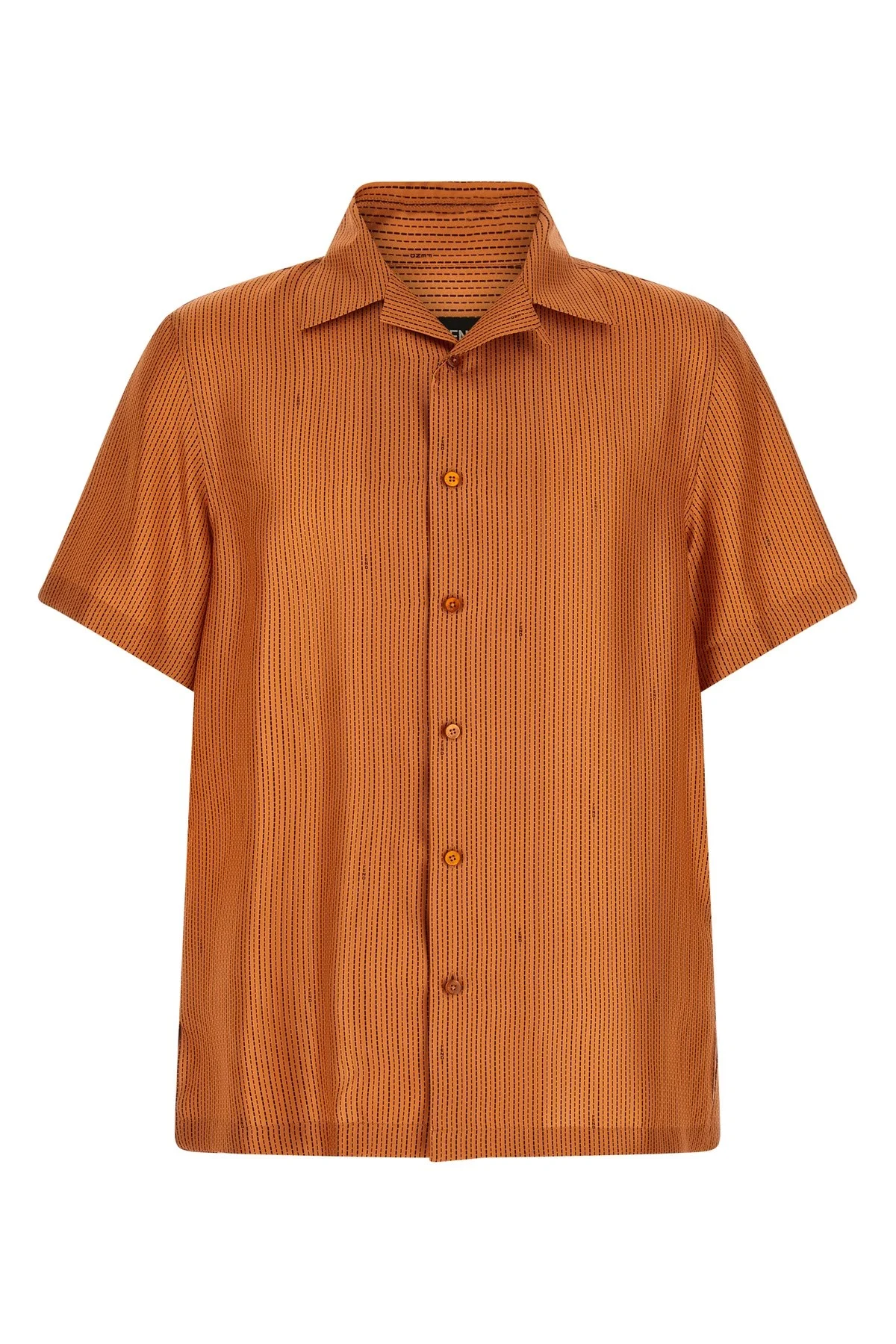 'Selleria' Stitching Silk Shirt - 1