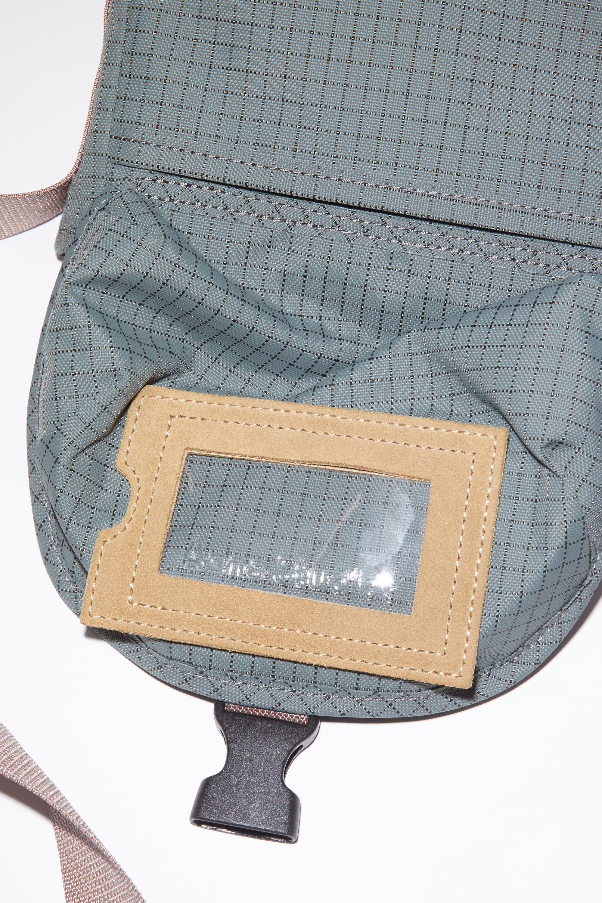 Mini messenger bag - Dark grey/old pink - 5