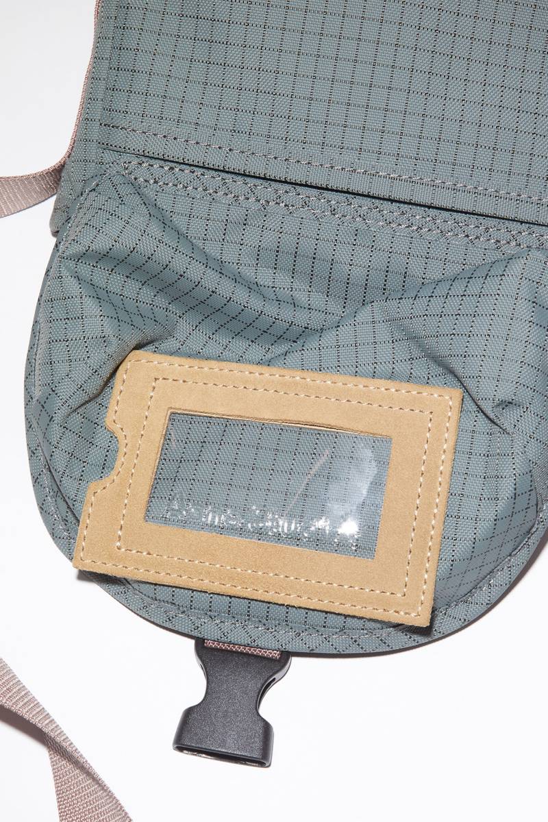 Mini messenger bag - Dark grey/old pink 5