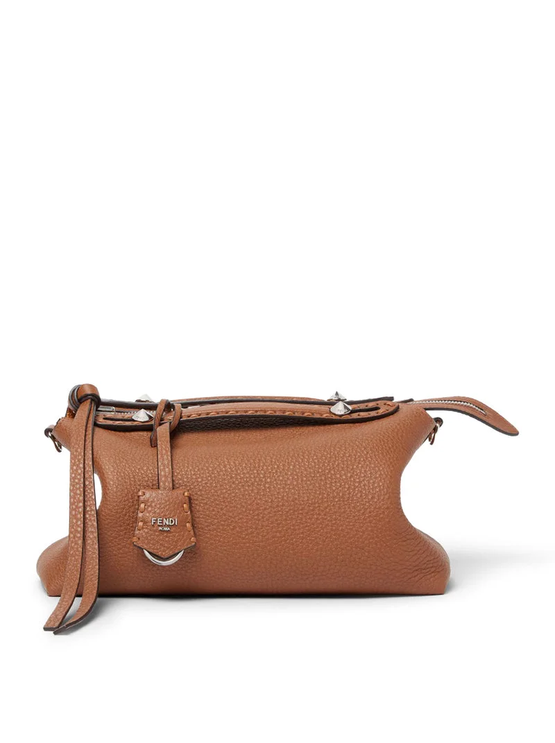 Fendi Women Caramel Leather Medium By The Way Reversible Handbag - 1