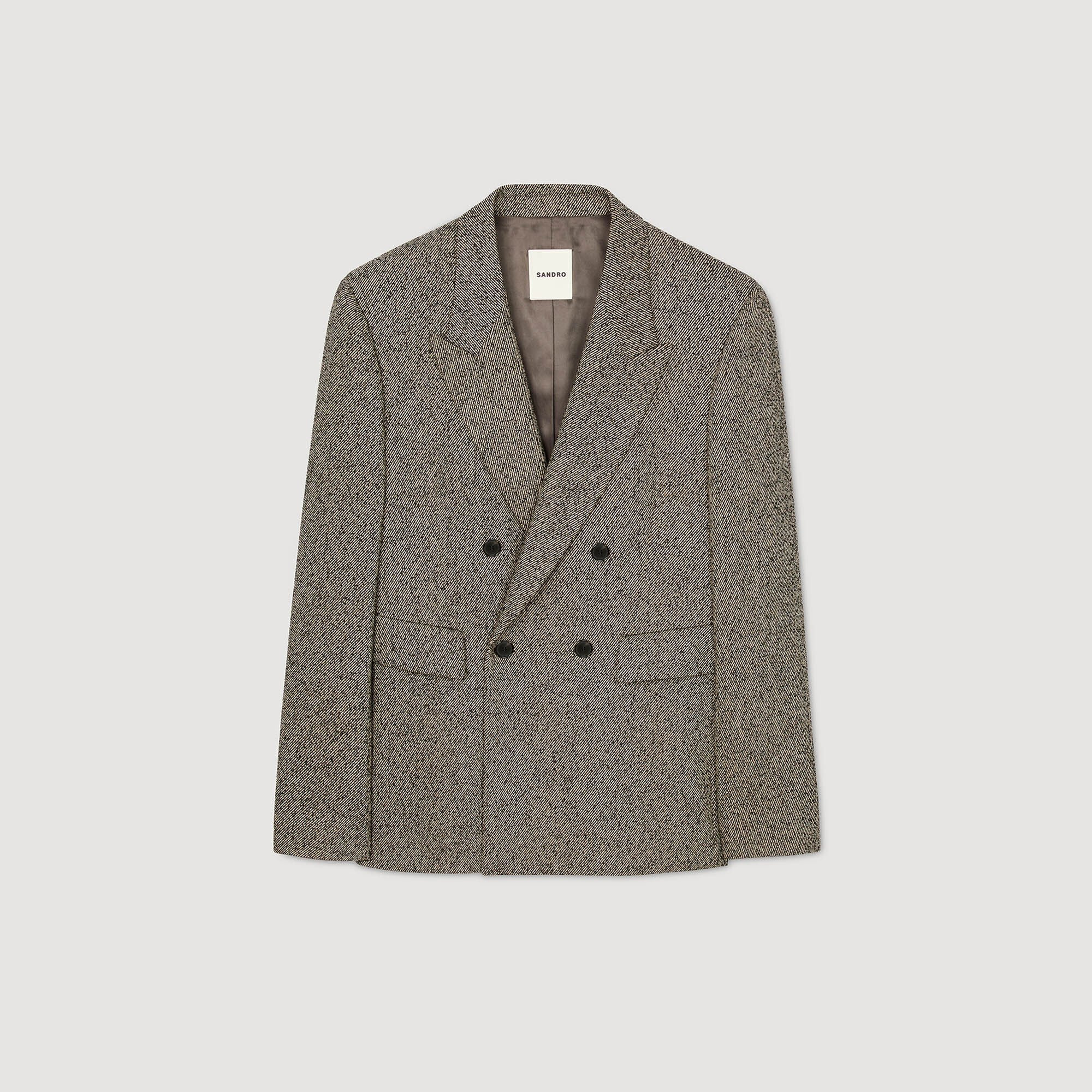 DOUBLE-BREASTED SUIT JACKET - 6