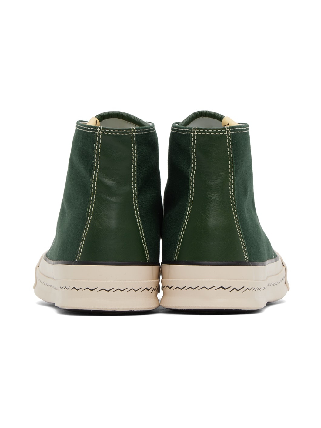 Green Skagway Hi Patten Sneakers - 2