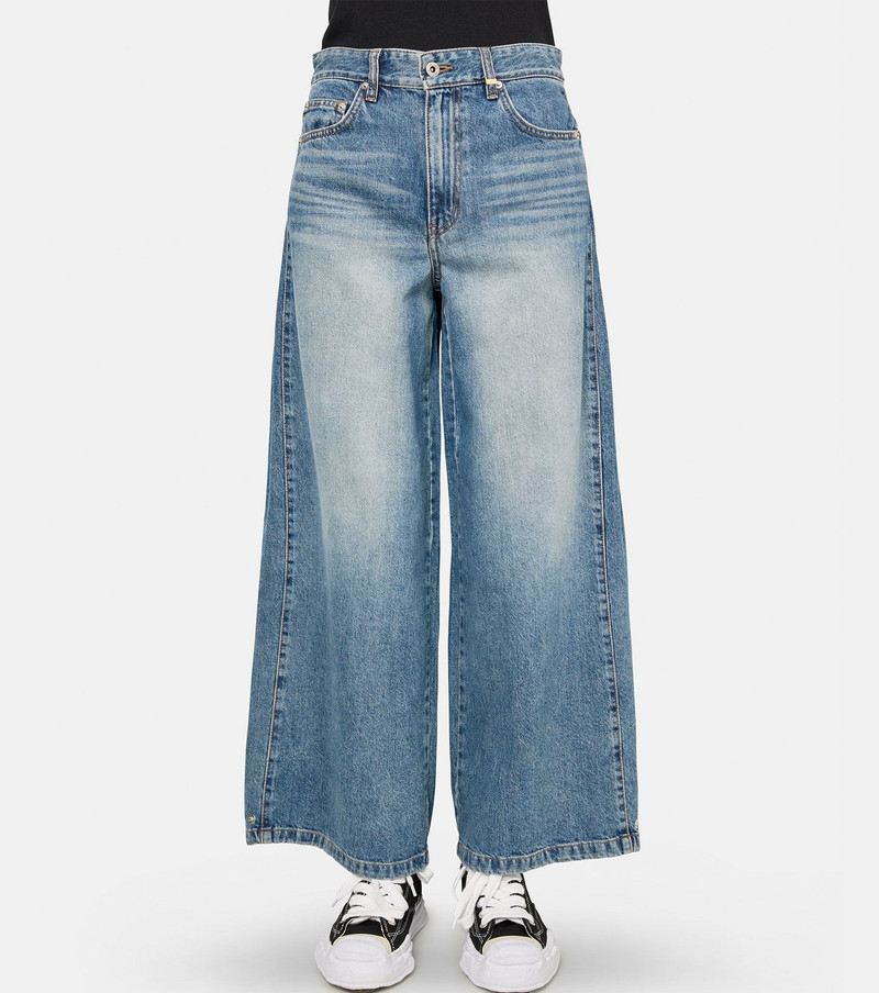 We11done TUCKDETAIL DENIM TROUSERS outlook