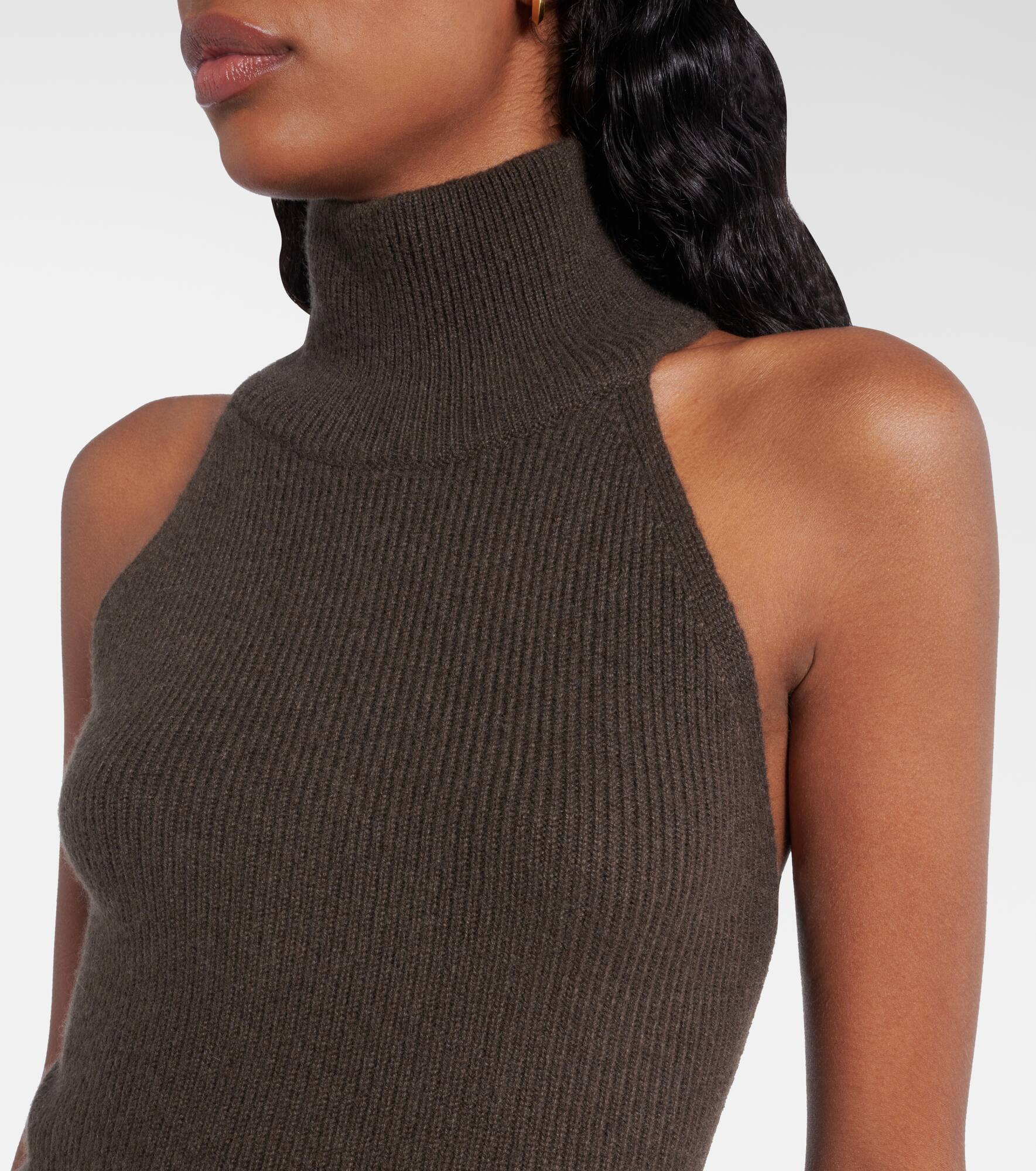 Lisa cashmere turtleneck minidress - 4