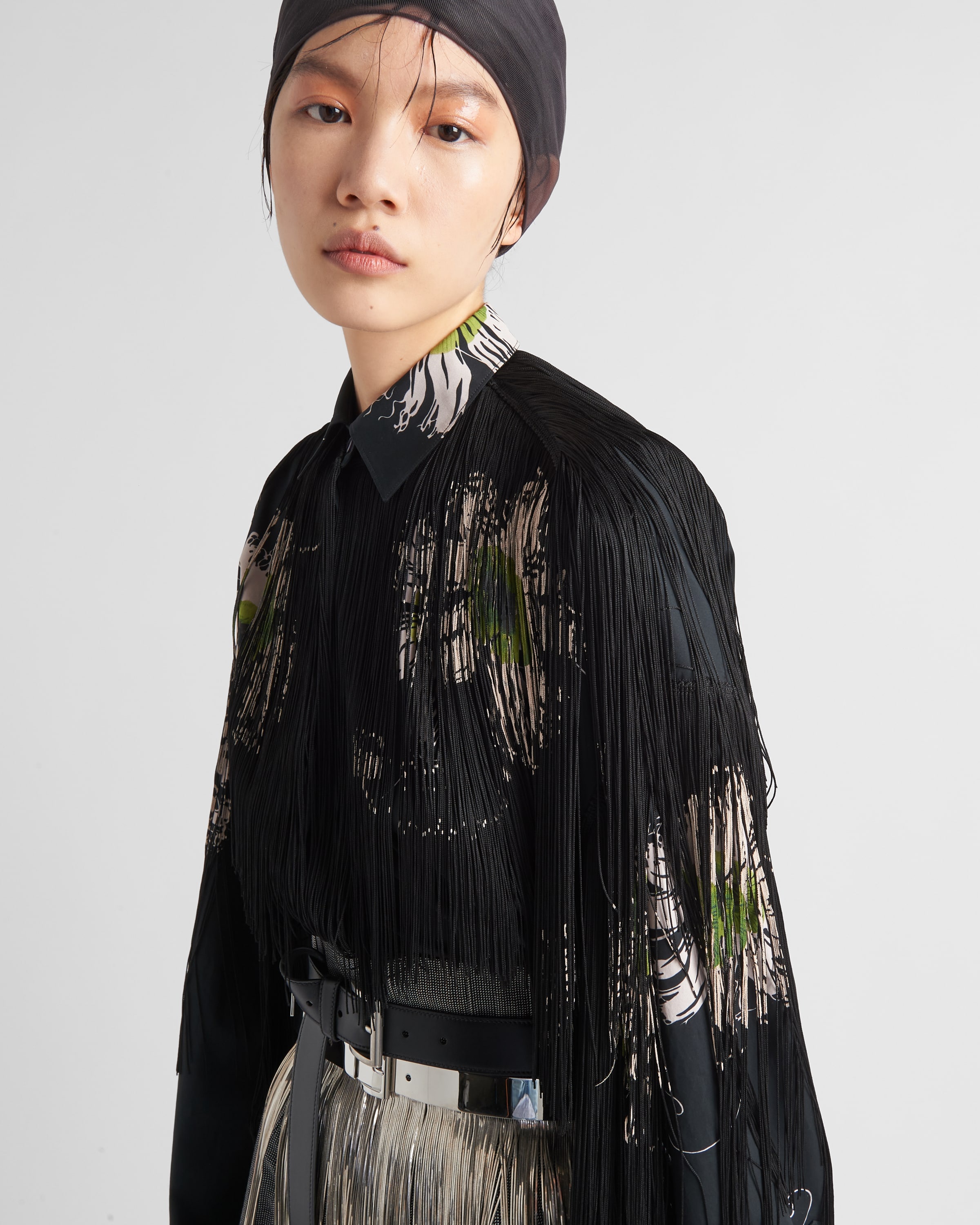 Printed poplin shirt - 6