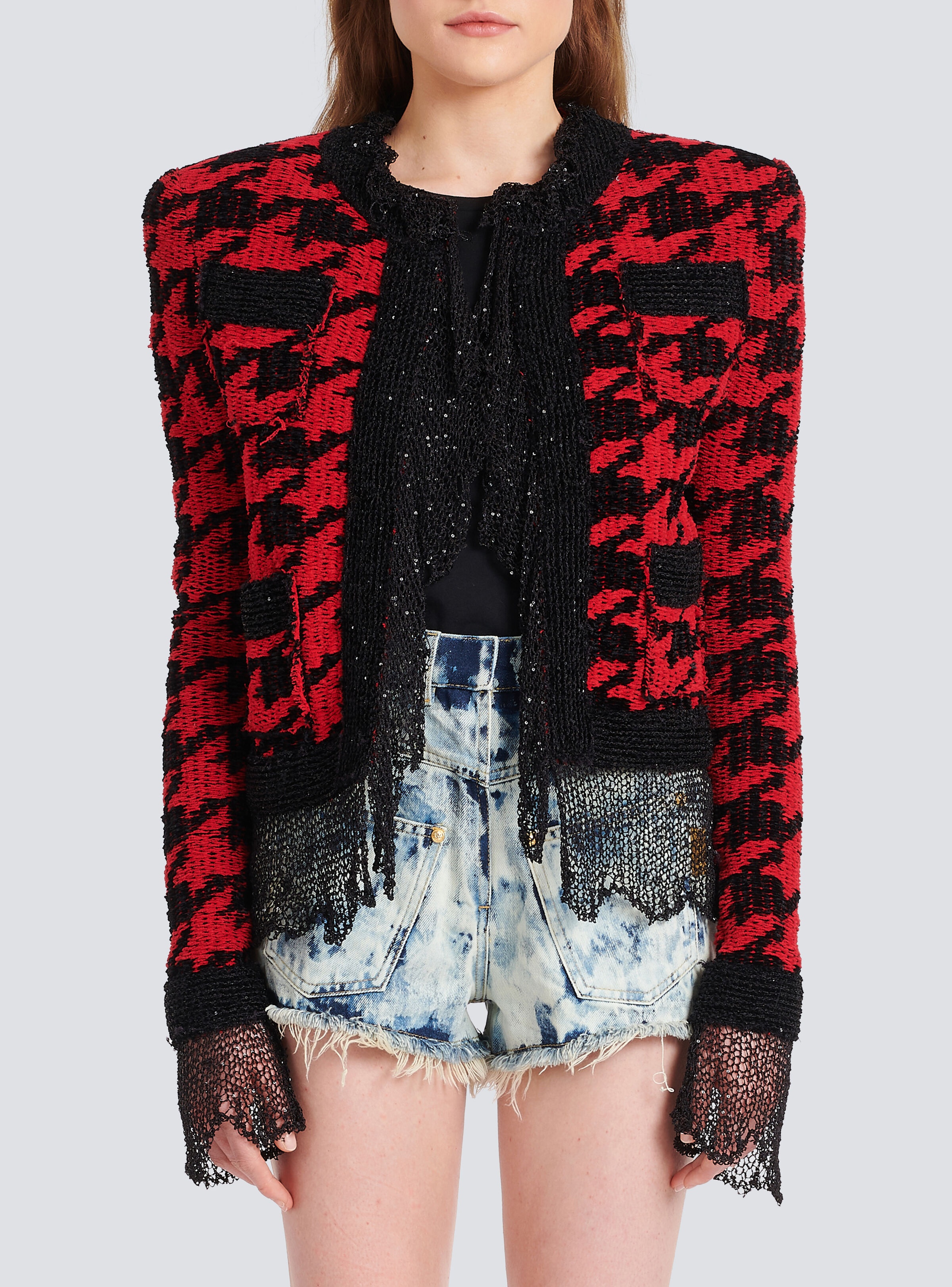 Knit destroyed jacket - 6