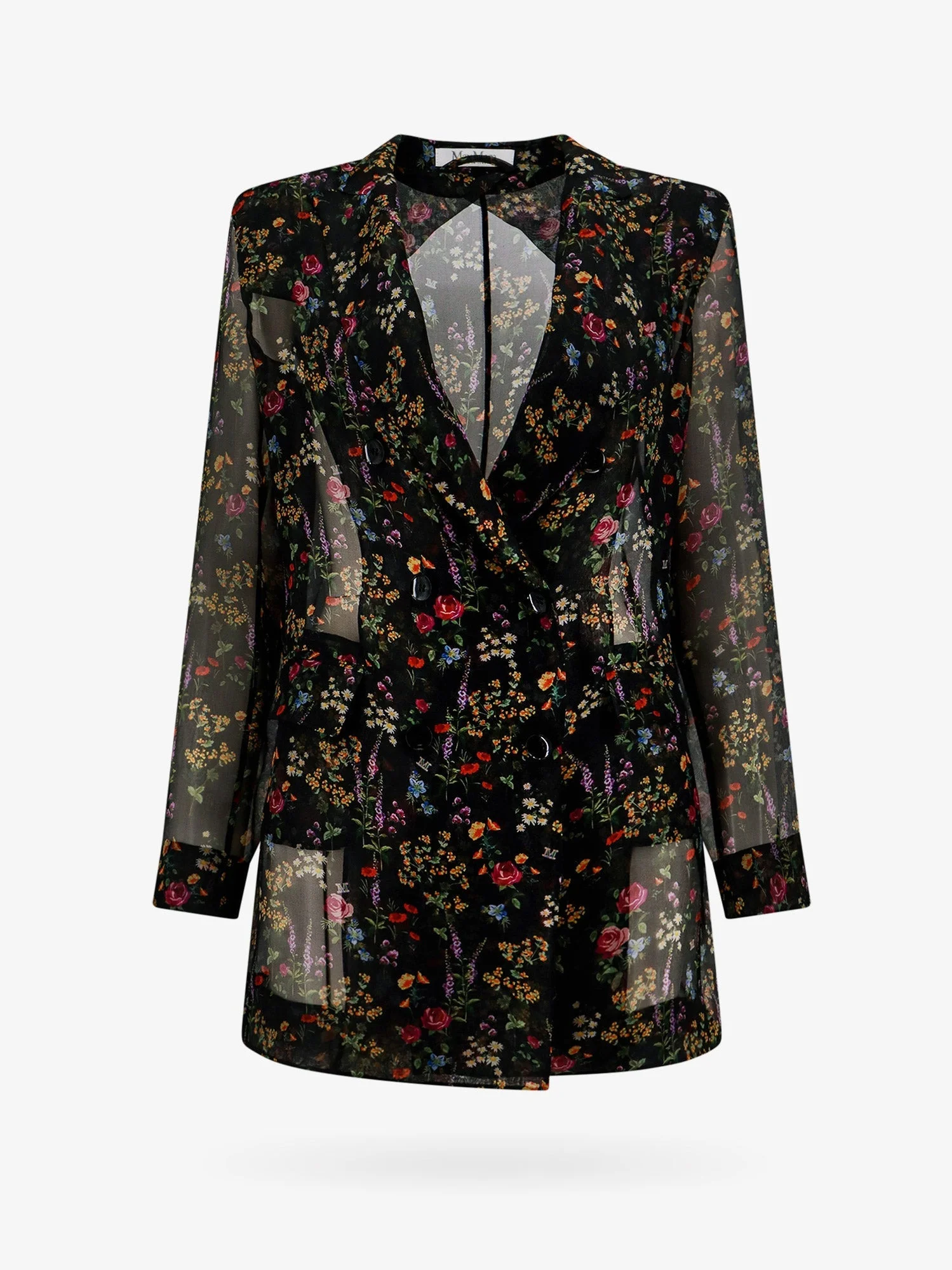 Max Mara Women Silk Blazer With Floral Print - 1