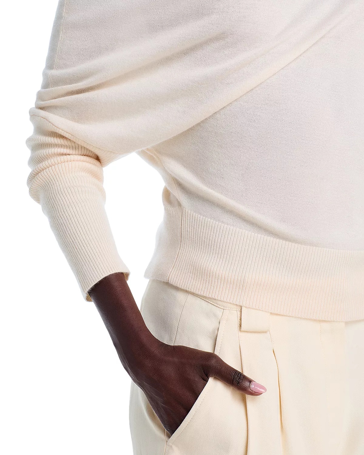 Grainge Cashmere Open Neck Sweater - 5