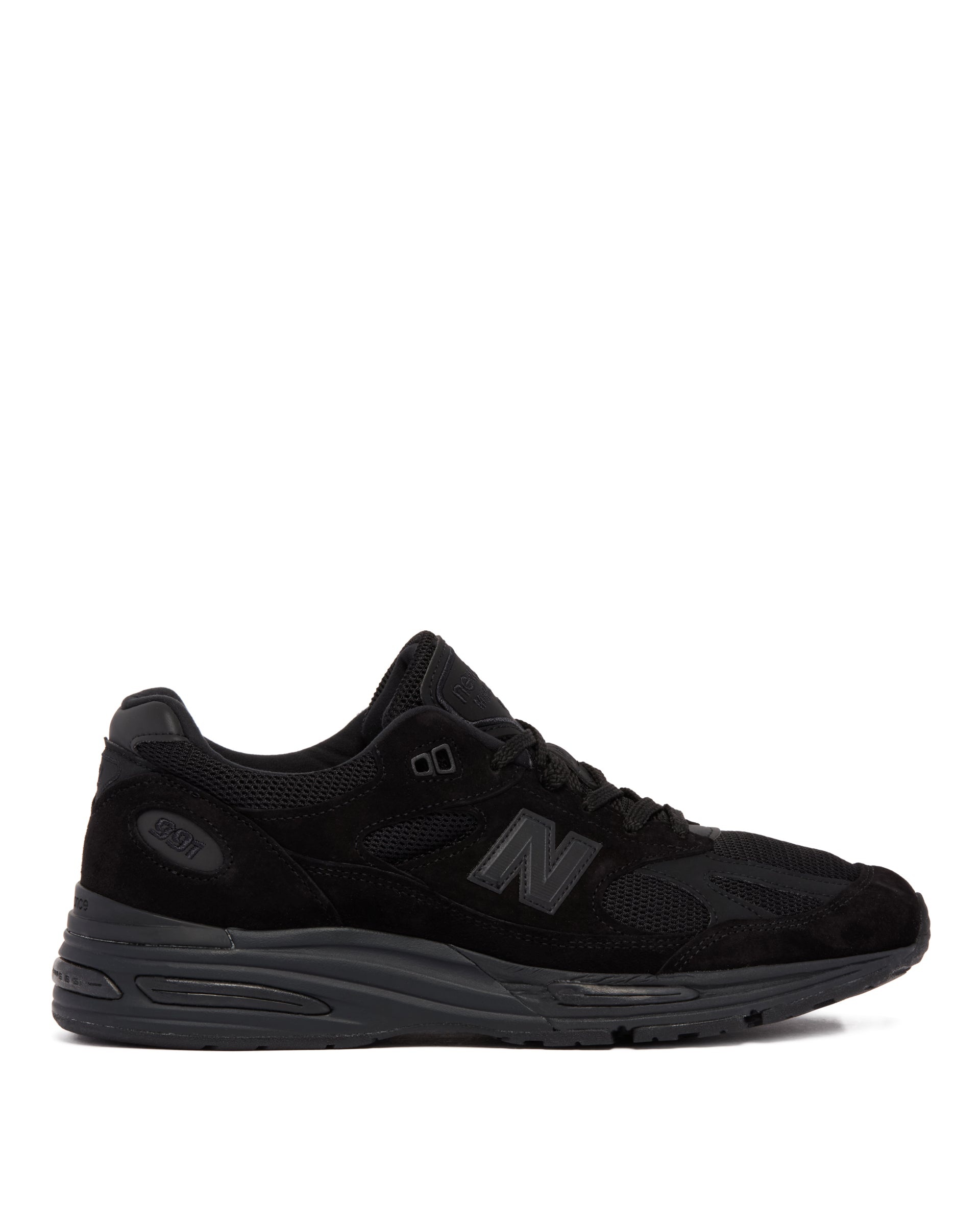 Black Made in UK 991v2 Sneakers - 1