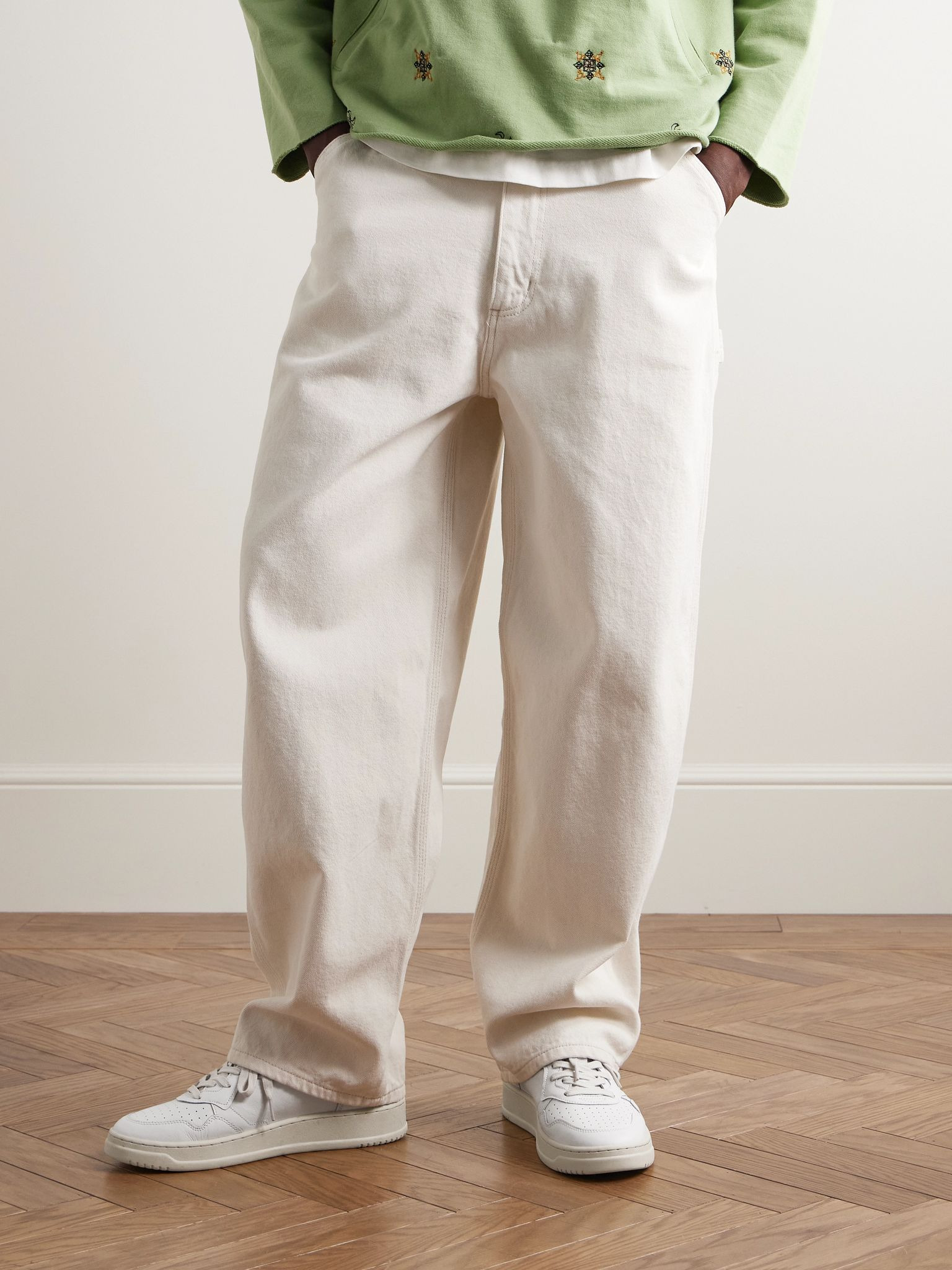 Medalist Leather Sneakers White - 2
