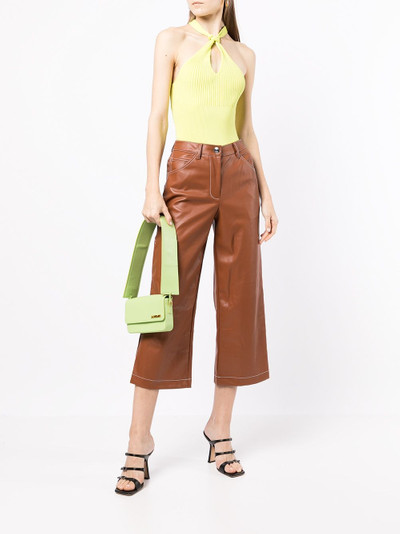 STAUD Domino cropped wide leg trousers outlook