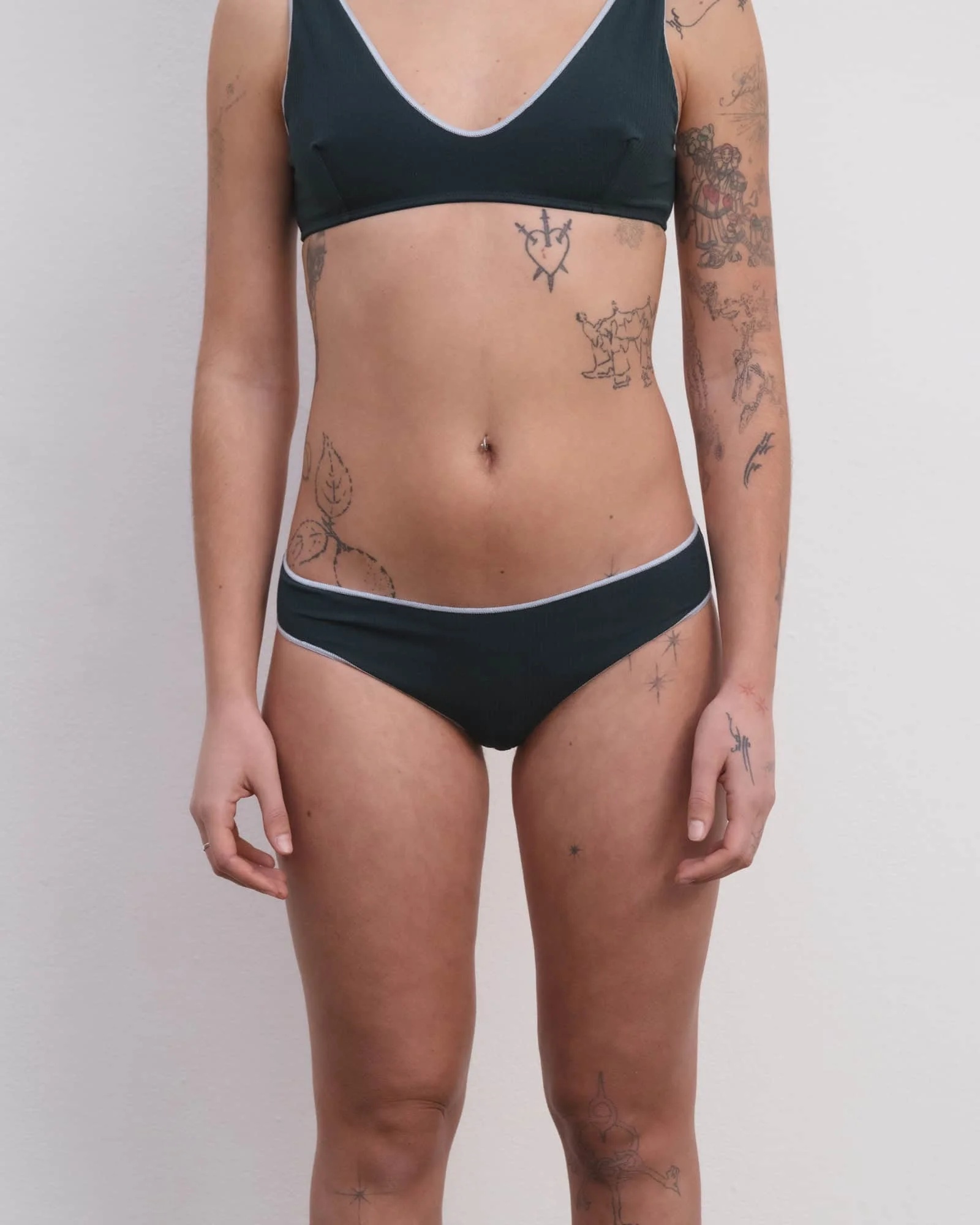 Pam Pants - Organic Cotton Rib - 1