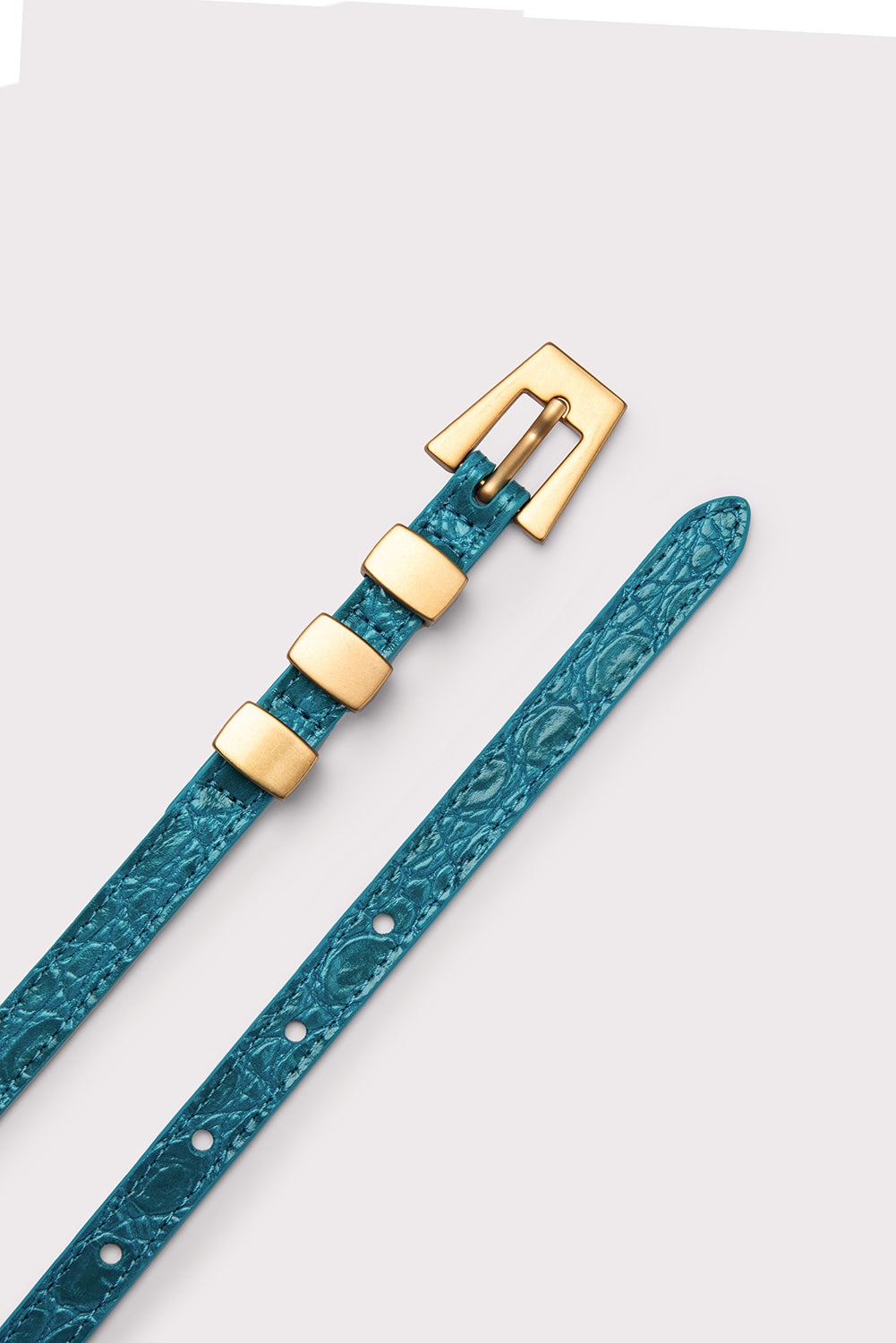 ベルト by FAR Belt - By Far - Leather - Blue (22PFKTNAZWS AZ AZUR) ベルト by FAR Belt - By Far - Leather - Blue (22PFKTNAZWS AZ
