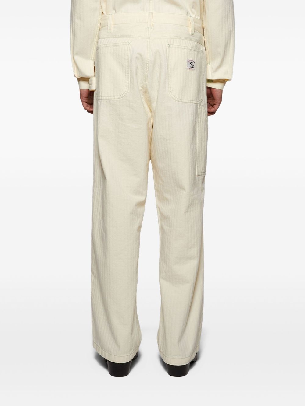 logo-patch trousers - 4