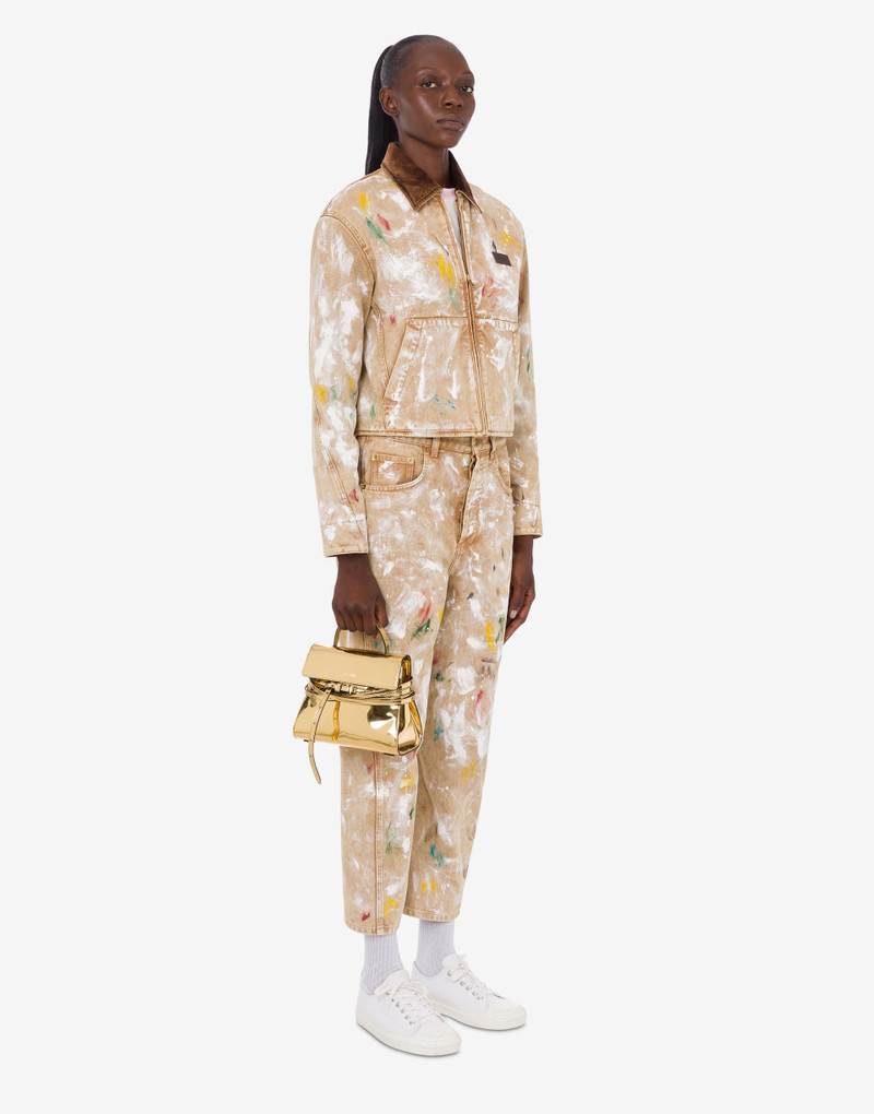 MOSCHINO TIE ME SMALL HAND BAG 4