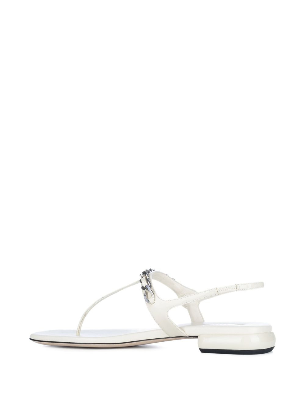 chain link-detail sandals - 3