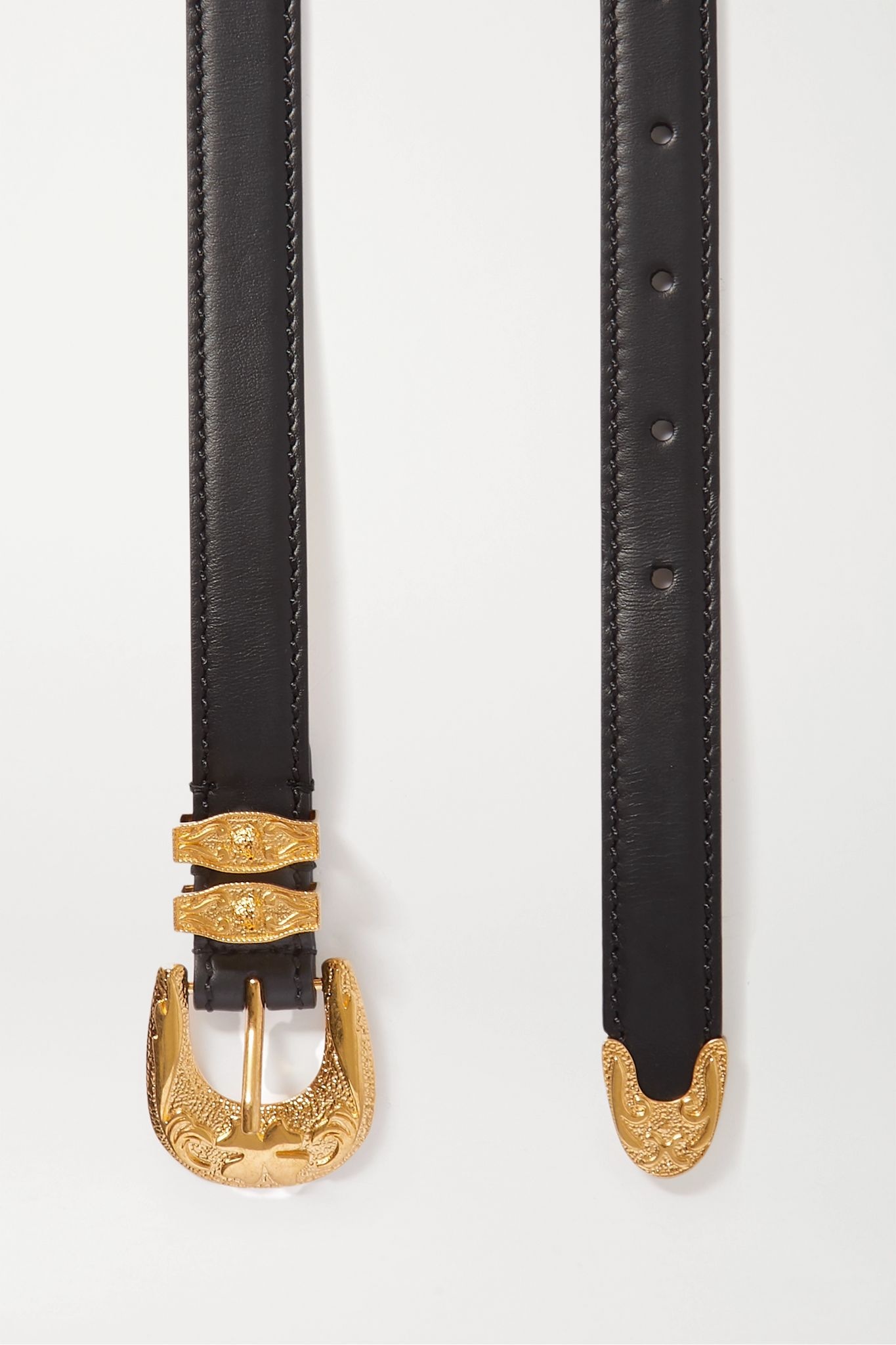 Leather waist belt - 3