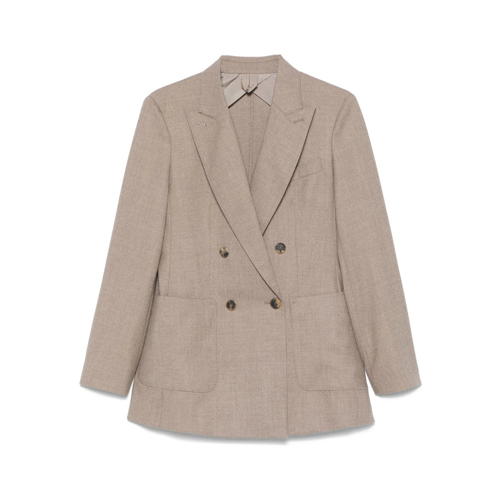 Max Mara Brown Jackets - Blazers Women - 1