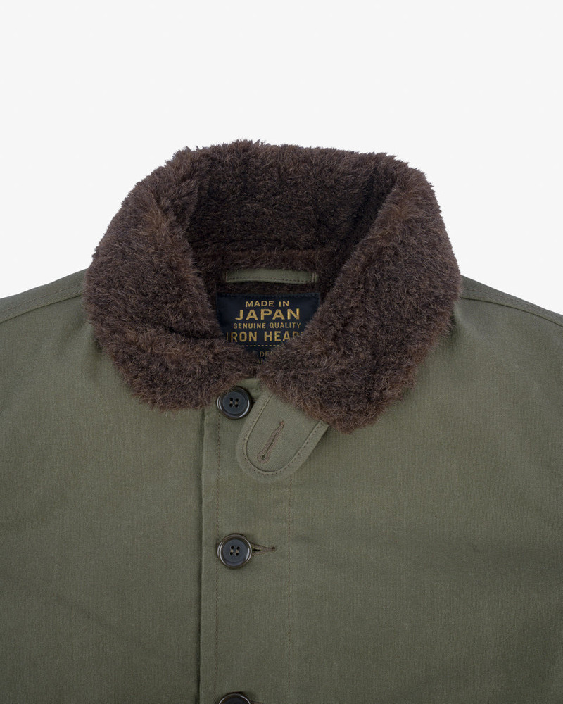 OILED WHIPCORD N1 DECK JACKET - ARMY GREEN 7