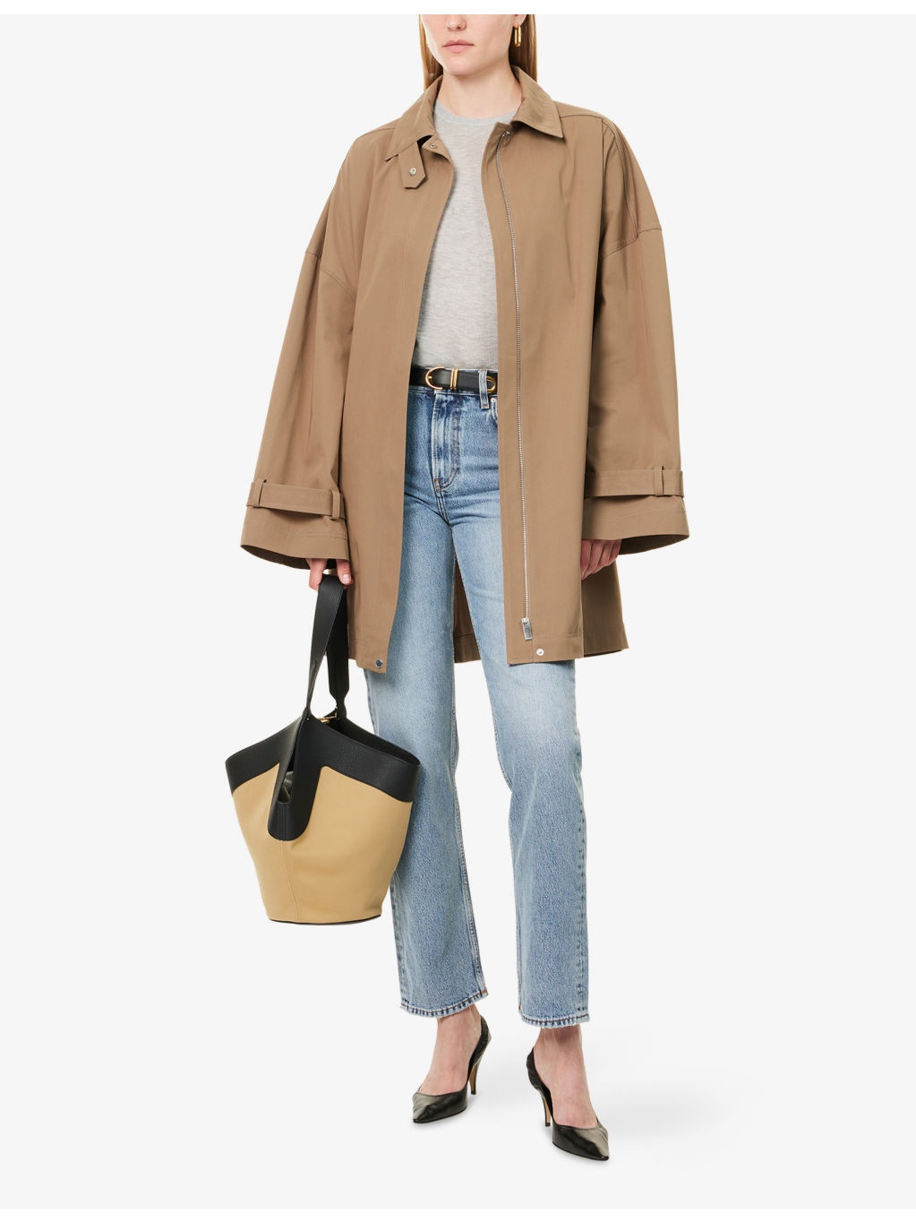 Low Straight-Leg Denim Jeans - 2