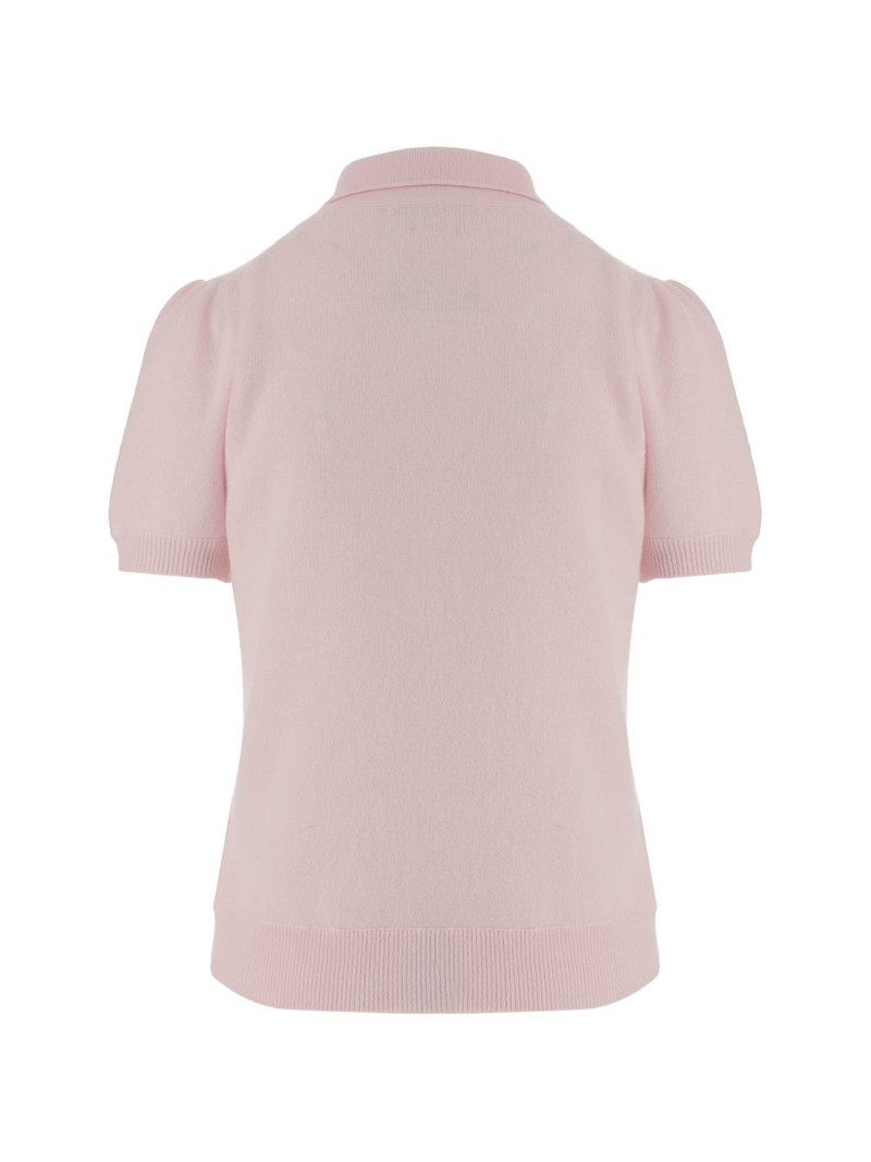 Allude button short-sleeves polo shirt outlook