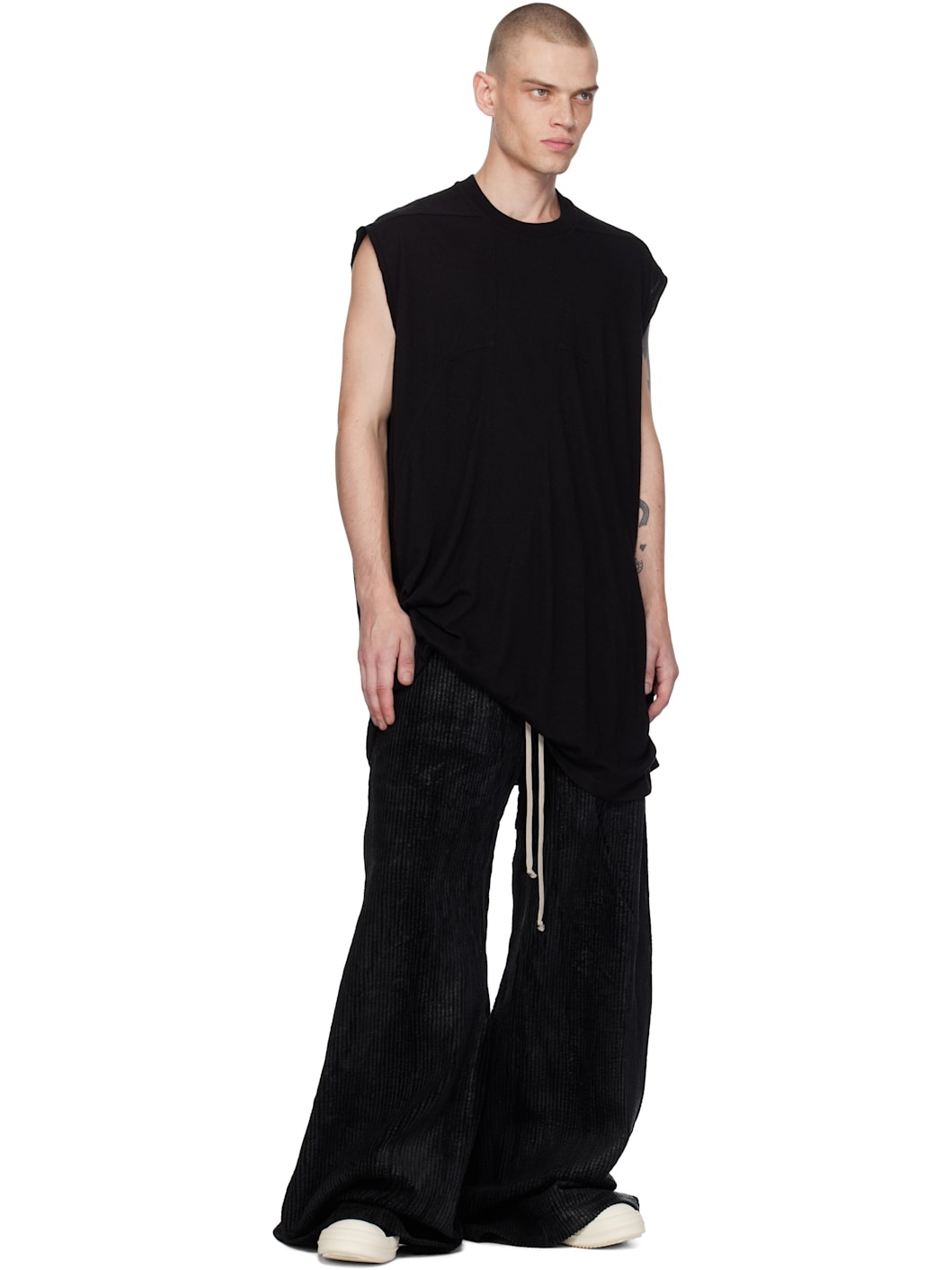 Black Porterville Geth Belas Trousers - 4
