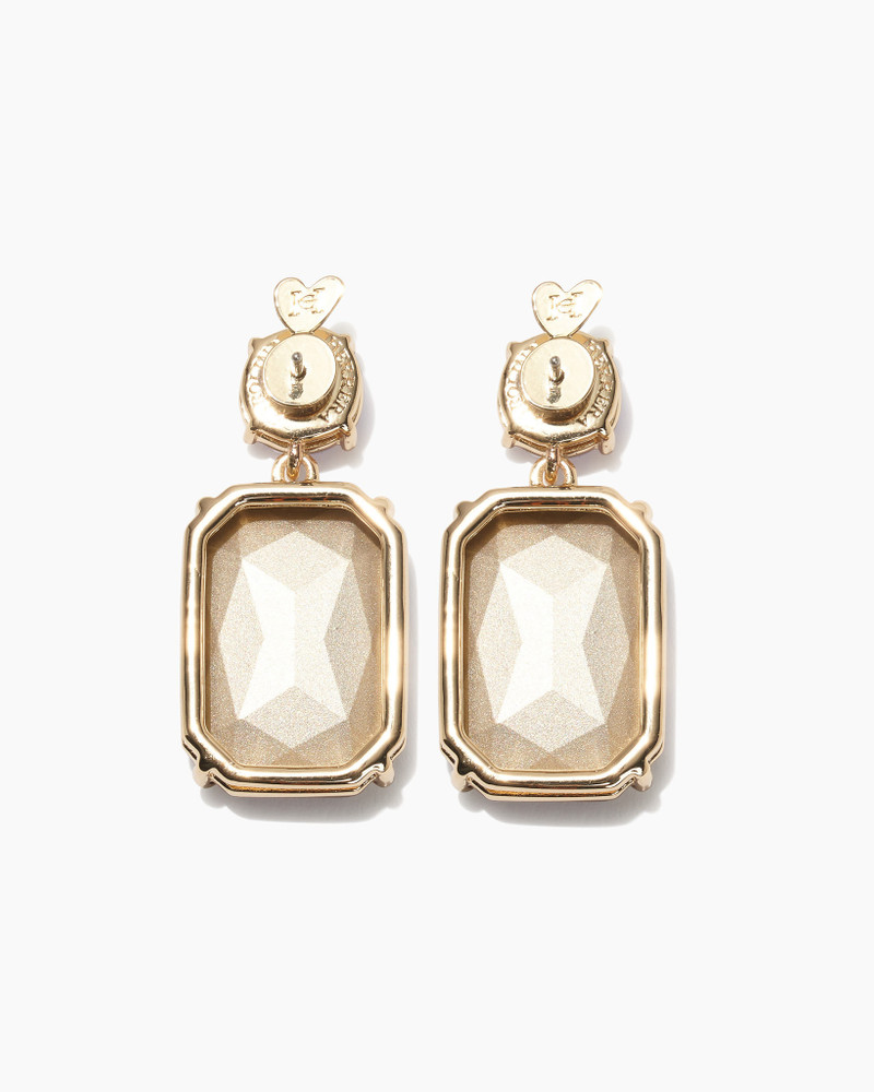 CAROLINA HERRERA Crystal Riviere Drop Earrings outlook