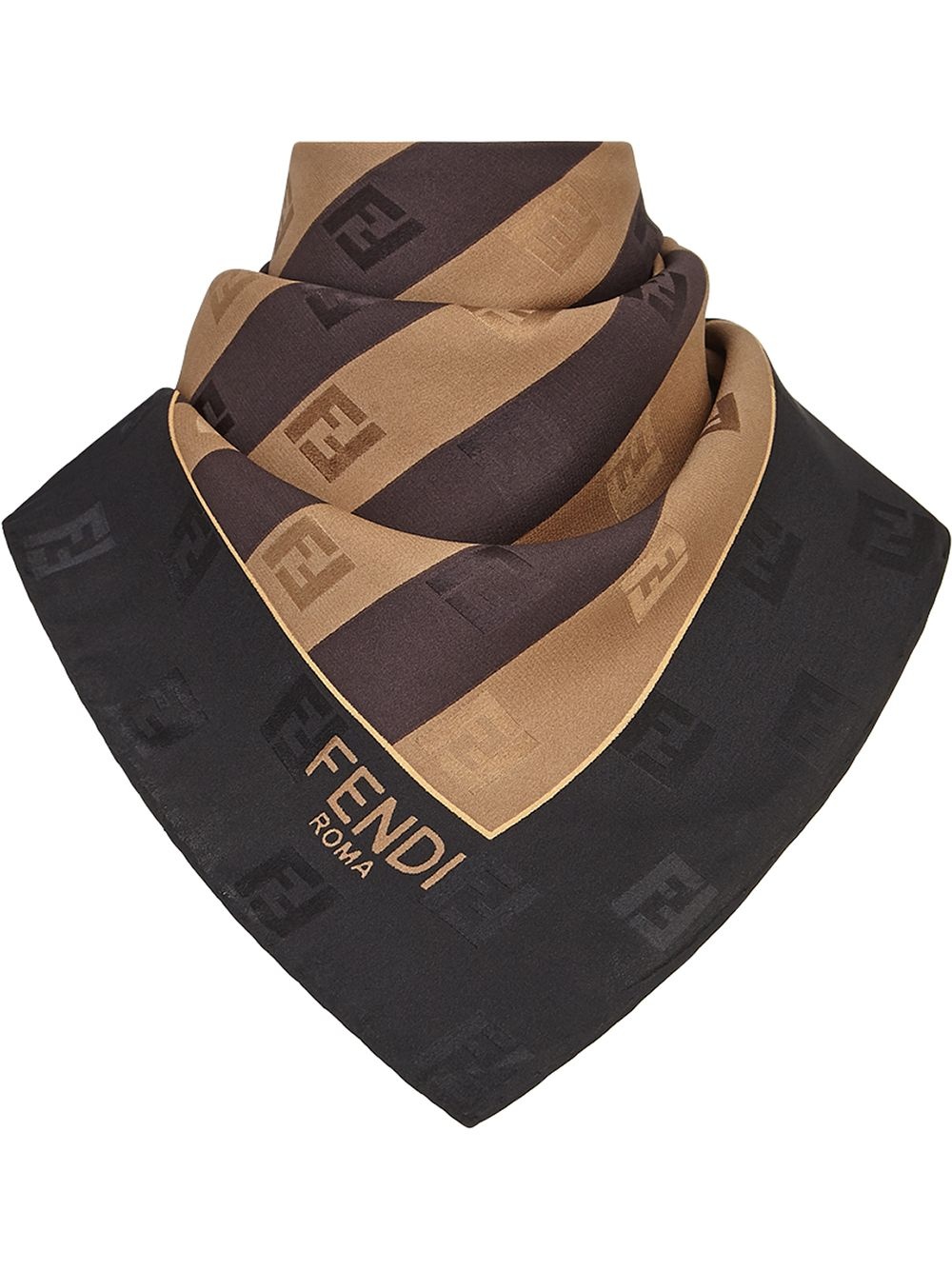 FF striped foulard - 1