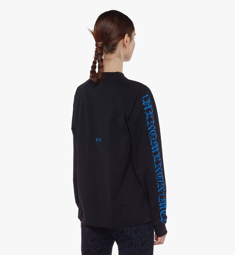 Men's PHENOMENON+MCM Logo Print Long Sleeve T-Shirt 4