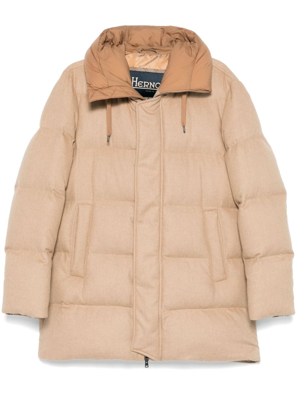 hooded puffer jacket - 1