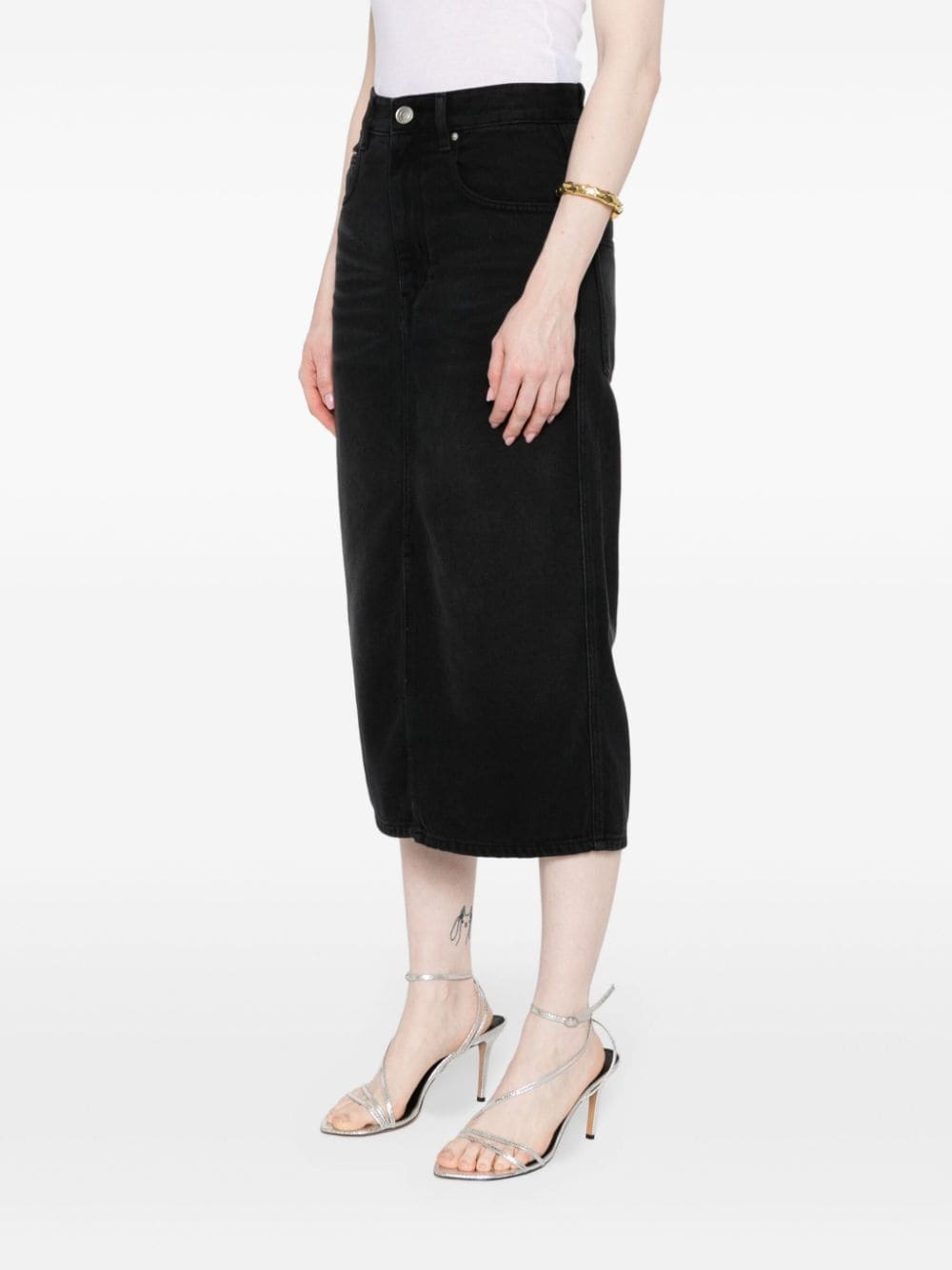 Tilauria denim midi skirt - 3