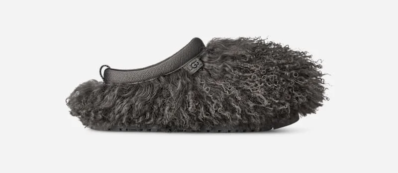 ® Women's Tazz Fluff Momma Sheepskin Slippers in Grey - 1