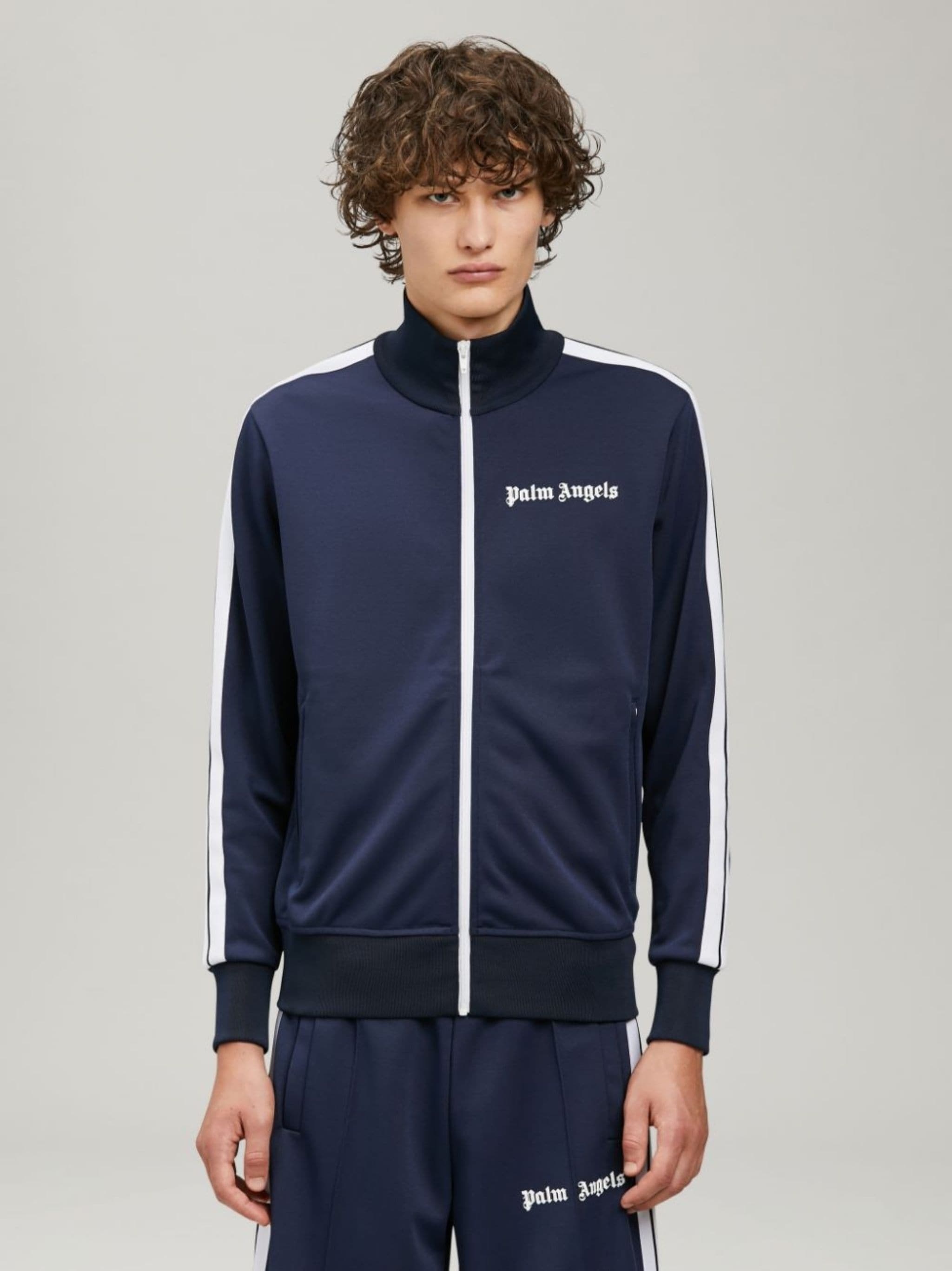 logo track jacket - 3