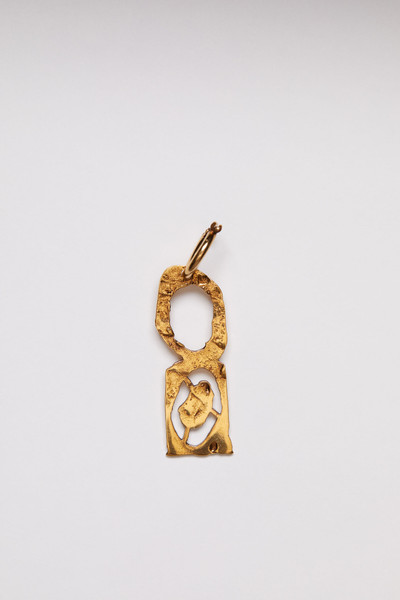 Acne Studios O earring gold outlook