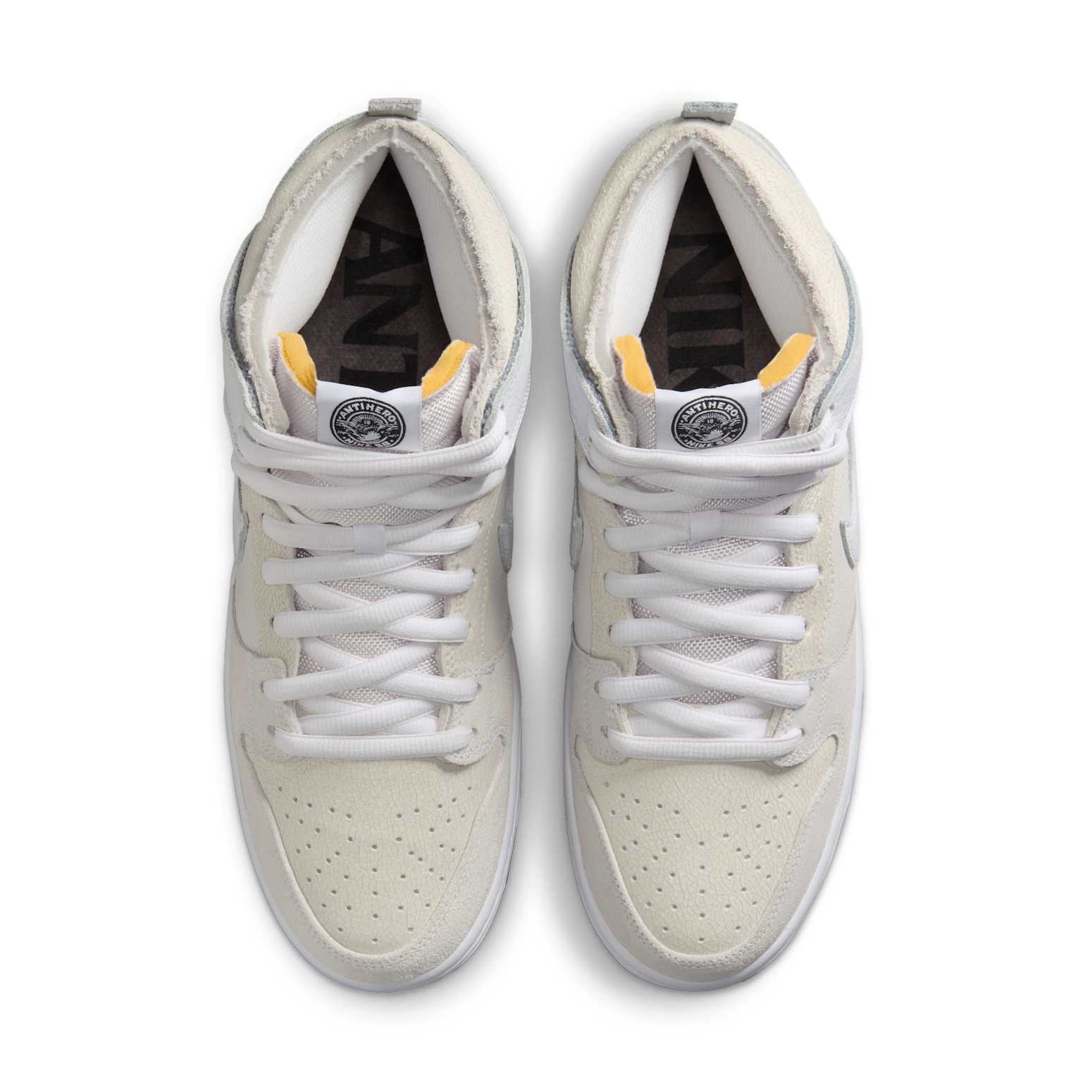 Nike x Antihero SB Dunk High 'White Black' HM5837-100 - 4