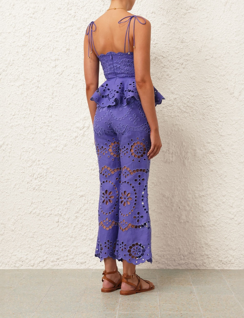 POP EMBROIDERED CROP PANT 4