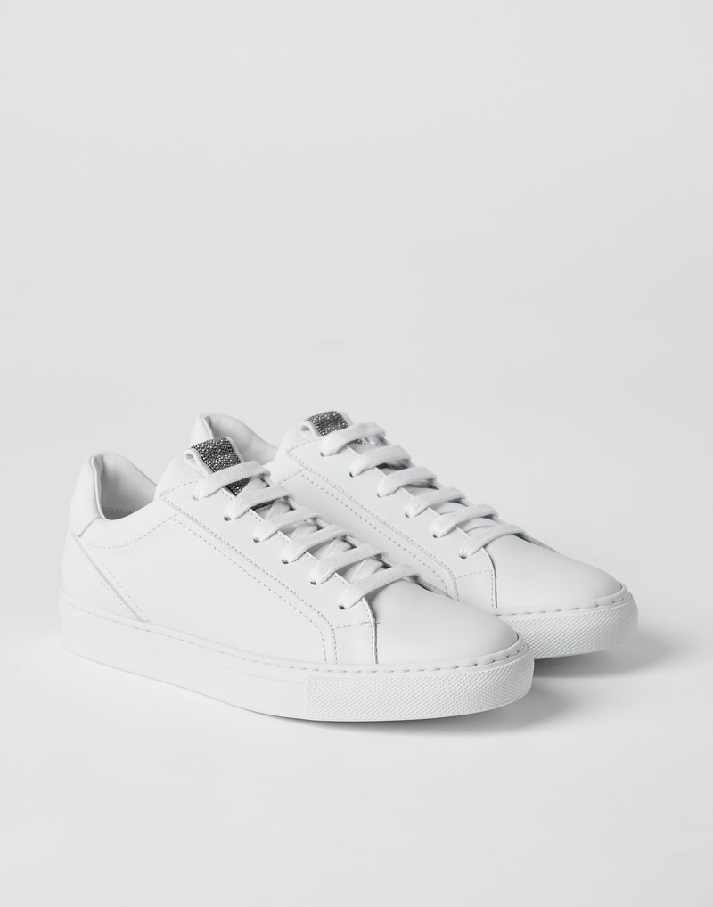 Matte calfskin sneakers 와 소중한 세부 - 1
